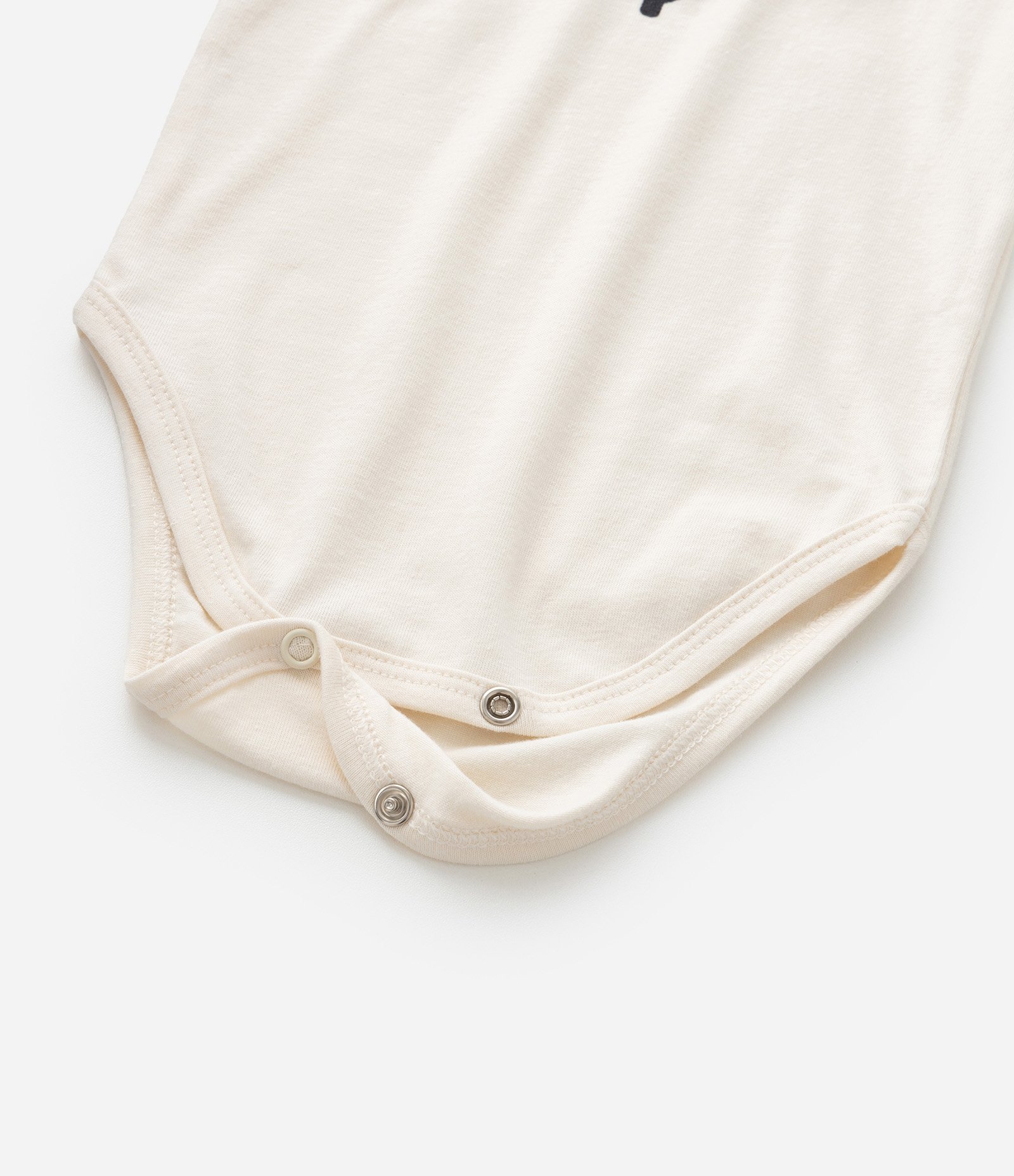 Conjunto Infantil com Estampa Florzinhas - Tam 0 a 18 meses Bege/Preto 8