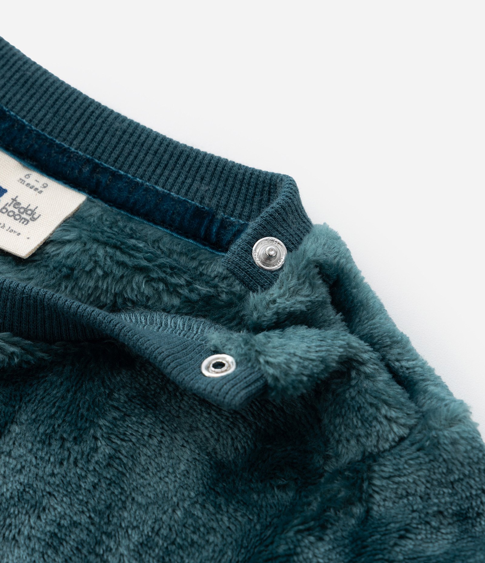 Casaco Infantil em Fleece com Bordado Guaxinim - Tam 0 a 18 meses Verde 4