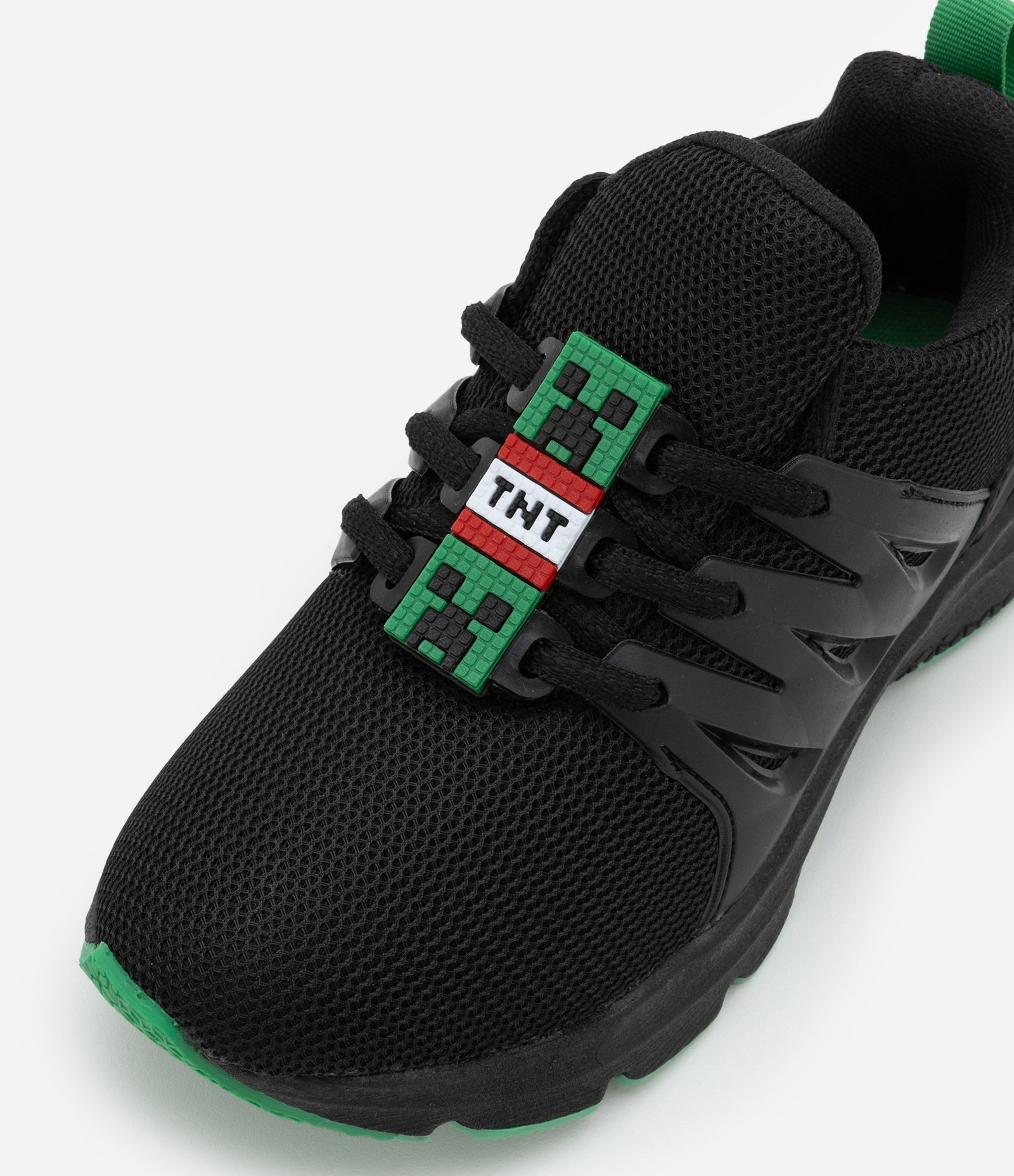 Tênis Esportivo Infantil com Patch do Minecraft - Tam 28 a 34 Preto 3