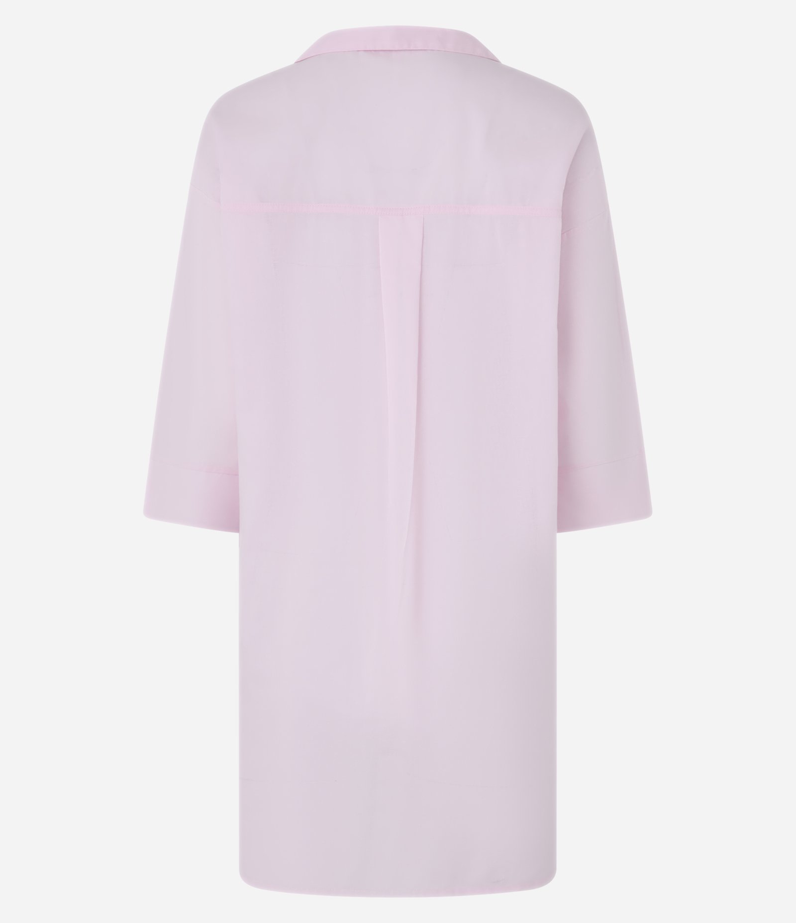 Saída de Praia Camisa em Voil com Manga 3/4 e Abotoamento Rosa 6