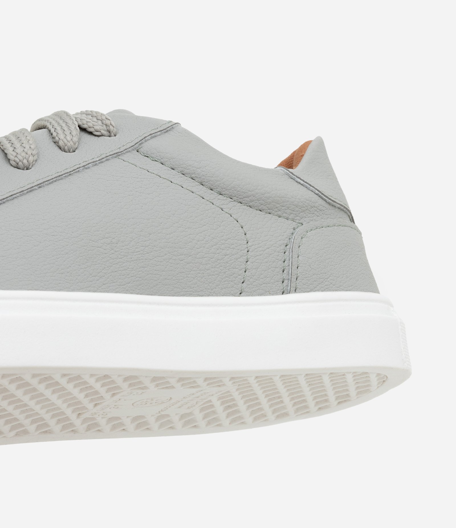 Tênis Casual Infantil em PU com Recortes - Tam 28 ao 35 Cinza 3