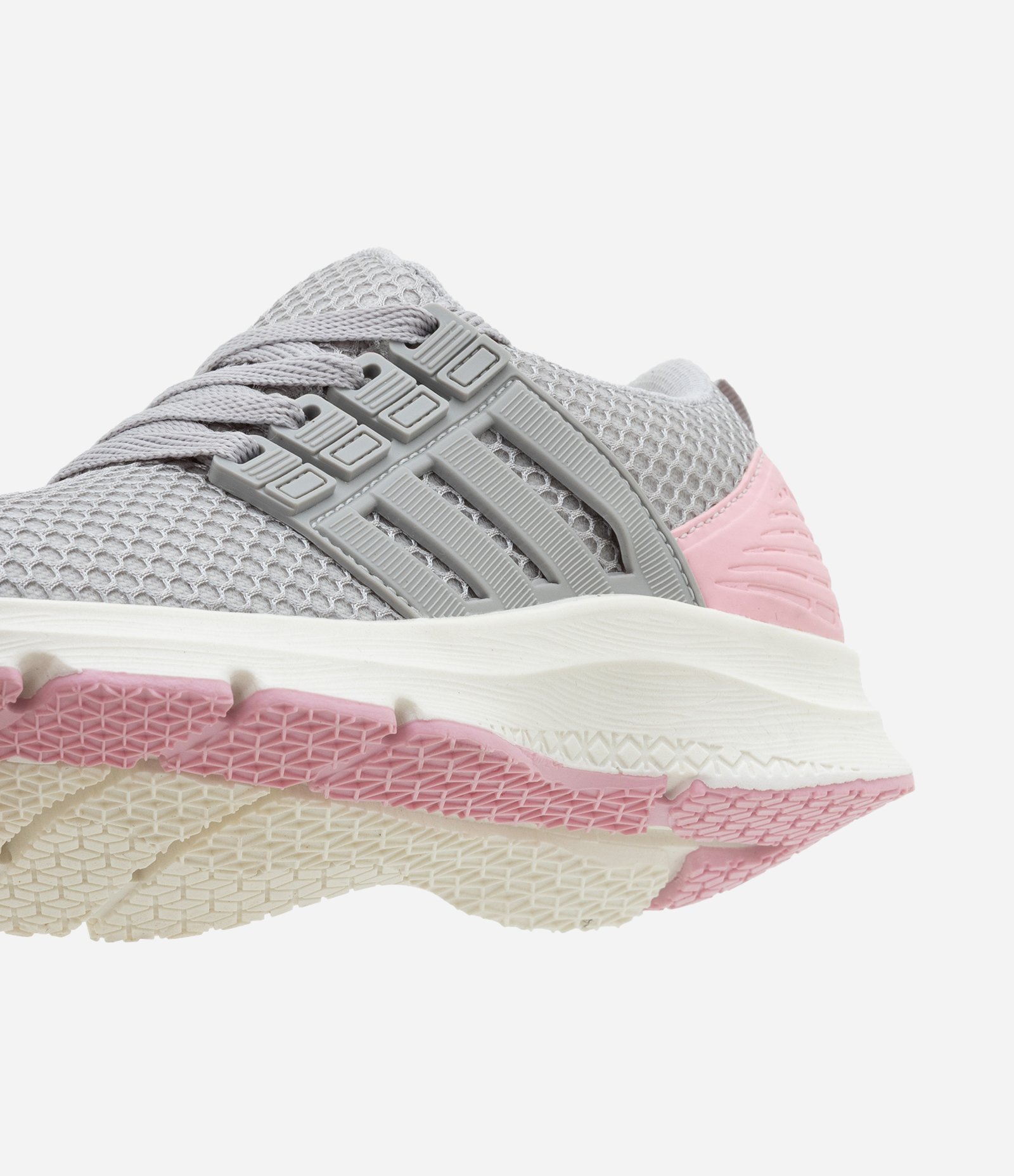 Tênis Esportivo Infantil com Detalhe Lateral Emborrachado - Tam 28 ao 34 Cinza/Rosa 2