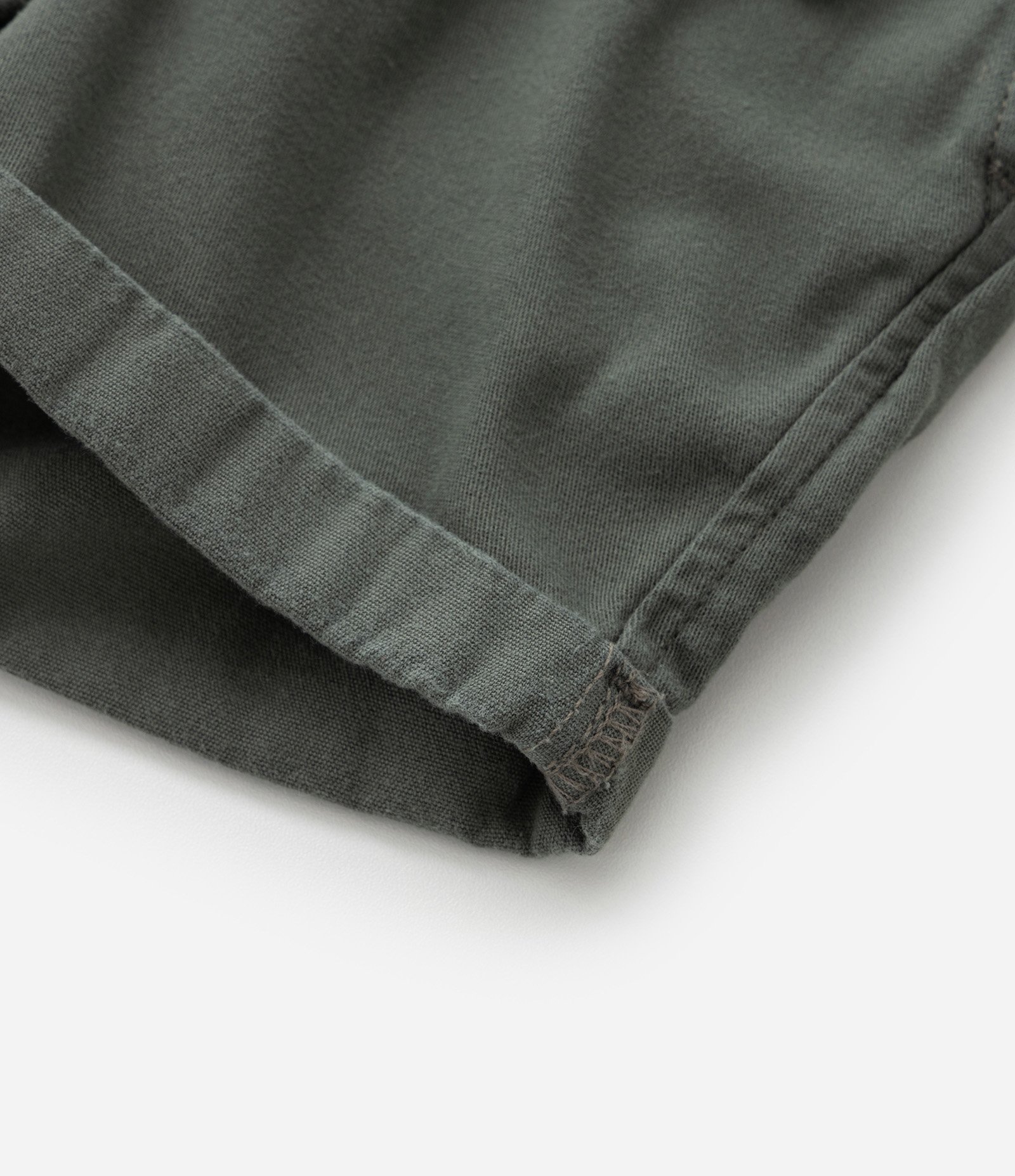 Bermuda Infantil em Sarja com Barra Dobrada - Tam 1 a 6 Anos Verde 5