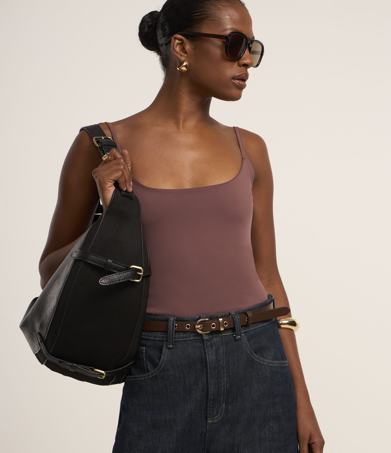 Body em Poliamida com Alças Finas e Decote U 1