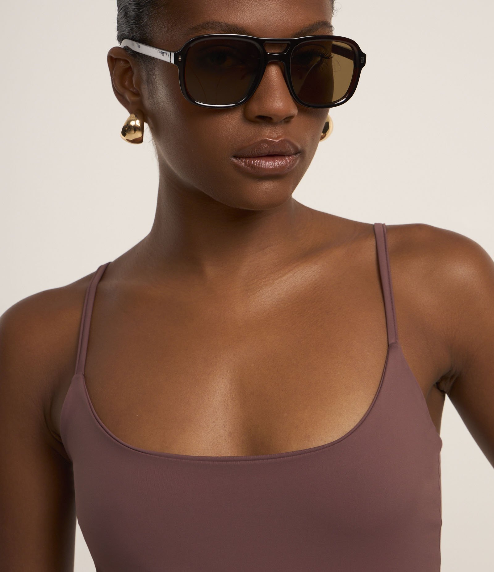 Body em Poliamida com Alças Finas e Decote U 3