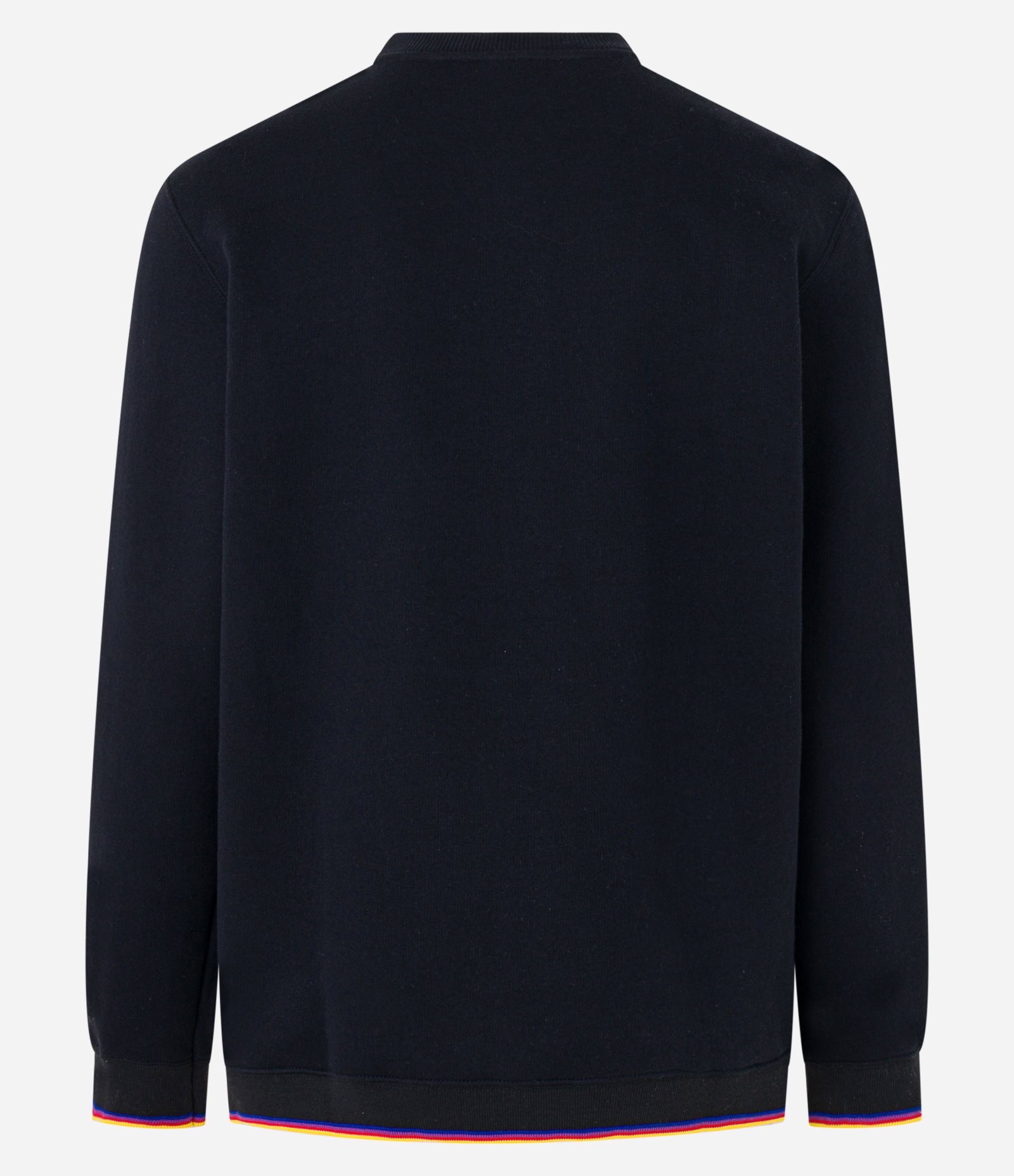 Casaco em Algodão com Estampa Kodak e Listras Contrastantes Preto 7