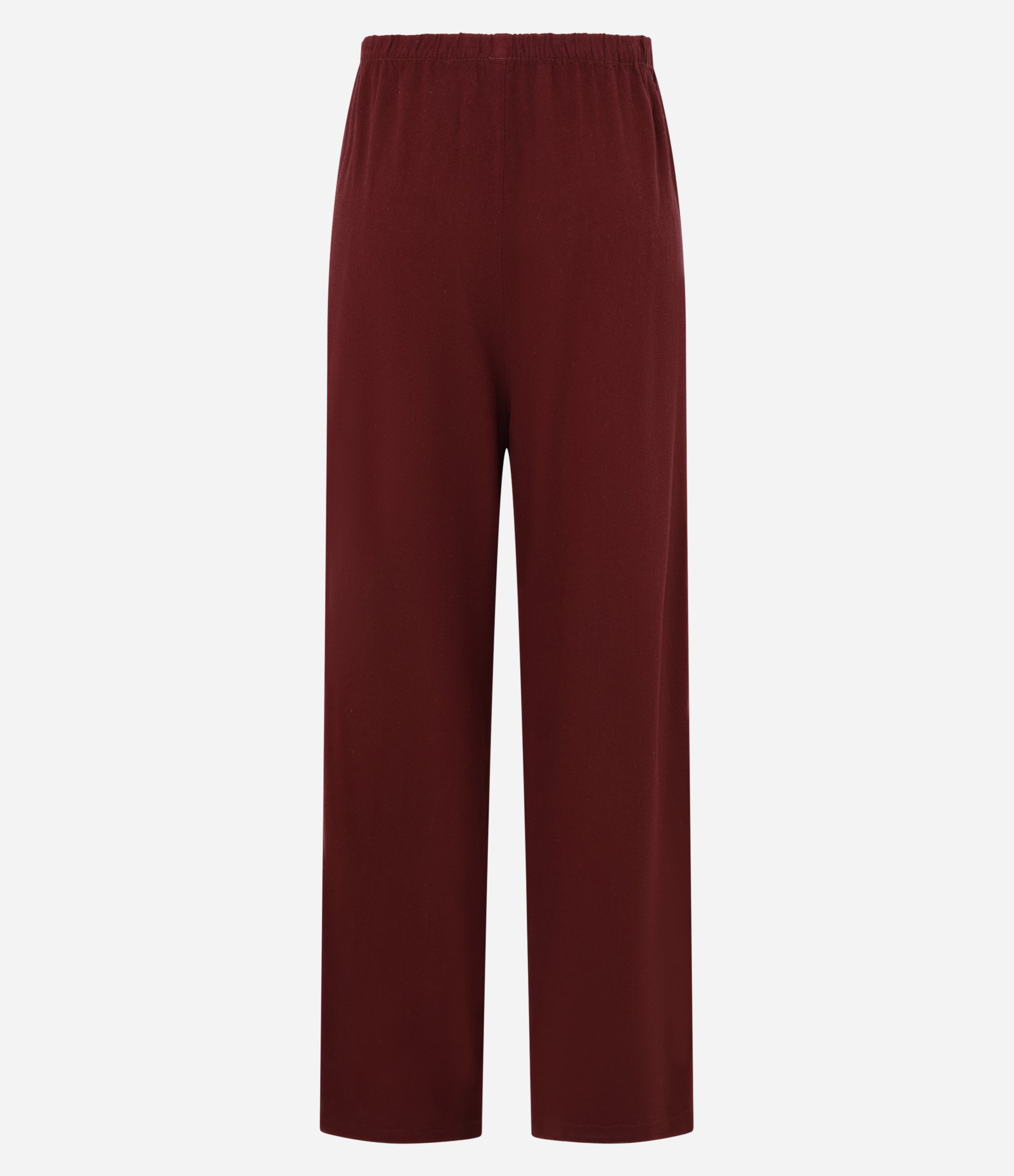 Calça em Linho com Cós de Elástico Vermelho 2