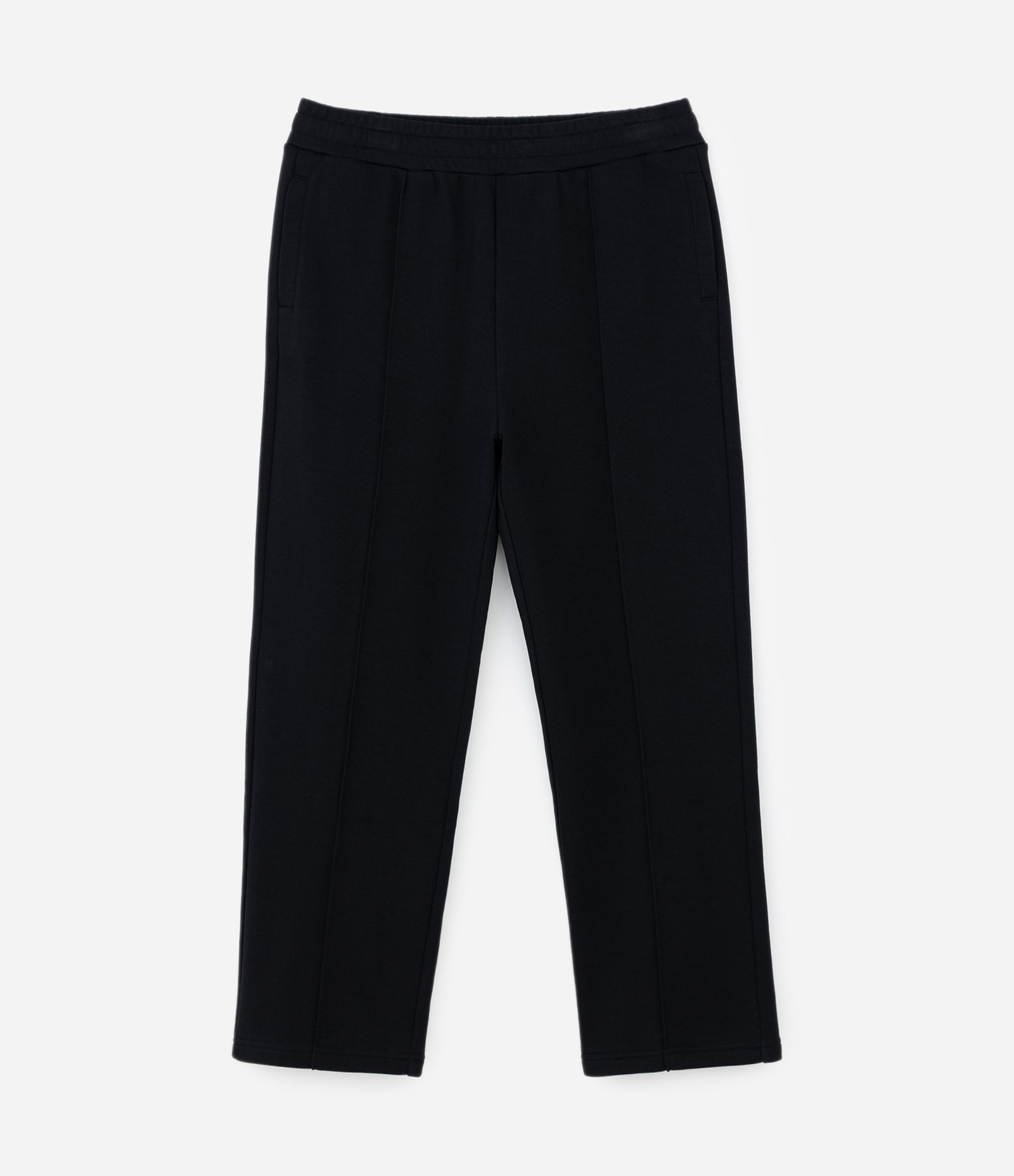 Calca Wide Leg em Moletom com Felpa e Cós Elástico Preto 5