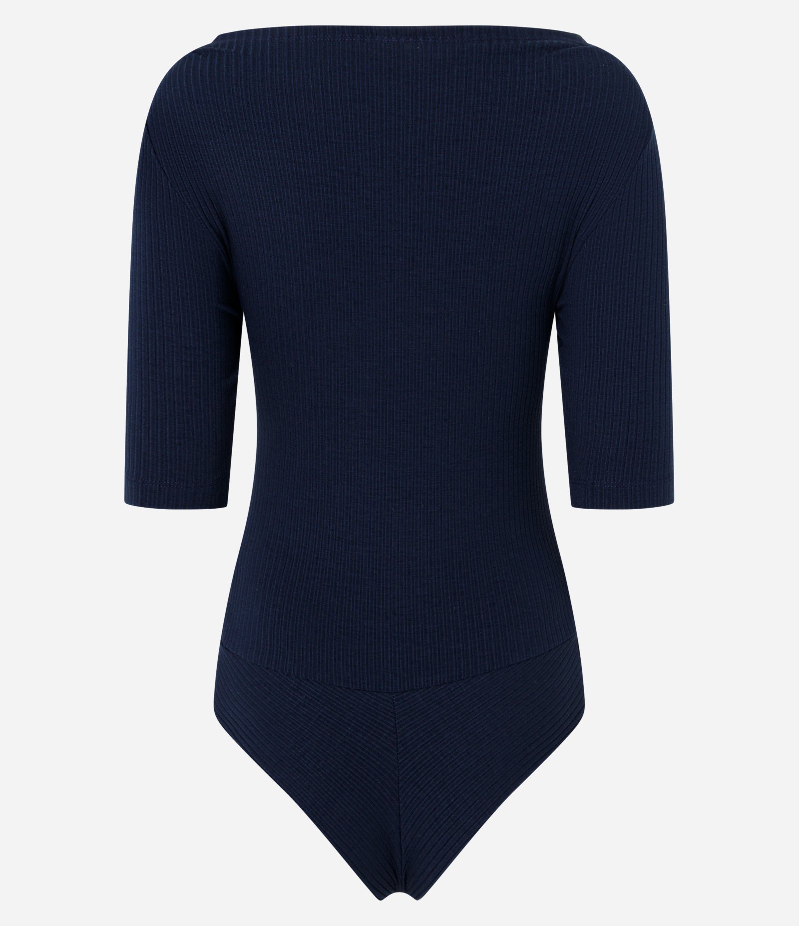 Body em Ribana com Decote Canoa e Manga Curta 2