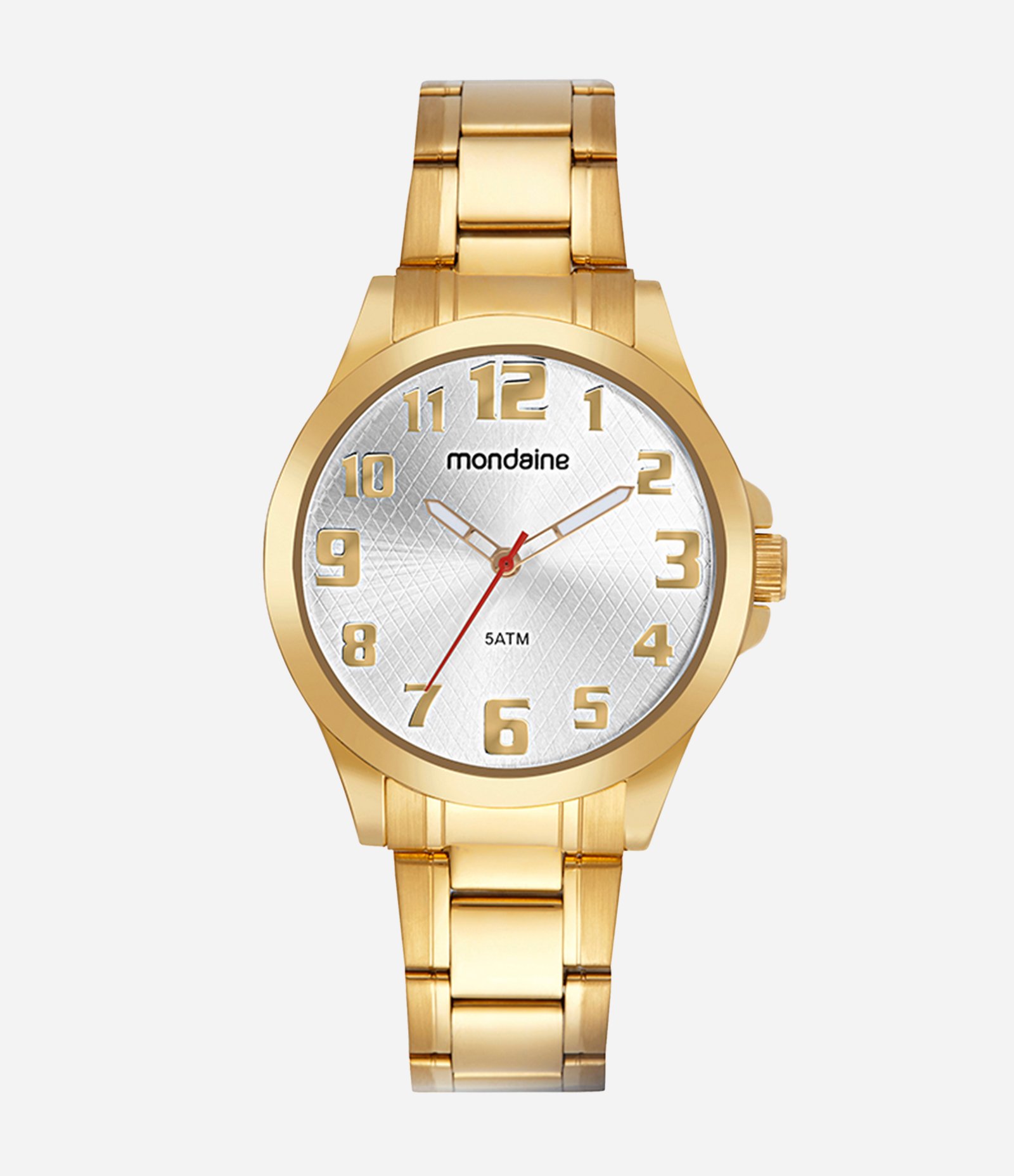 Relógio Mondaine Masculino Analógico Dourado 1