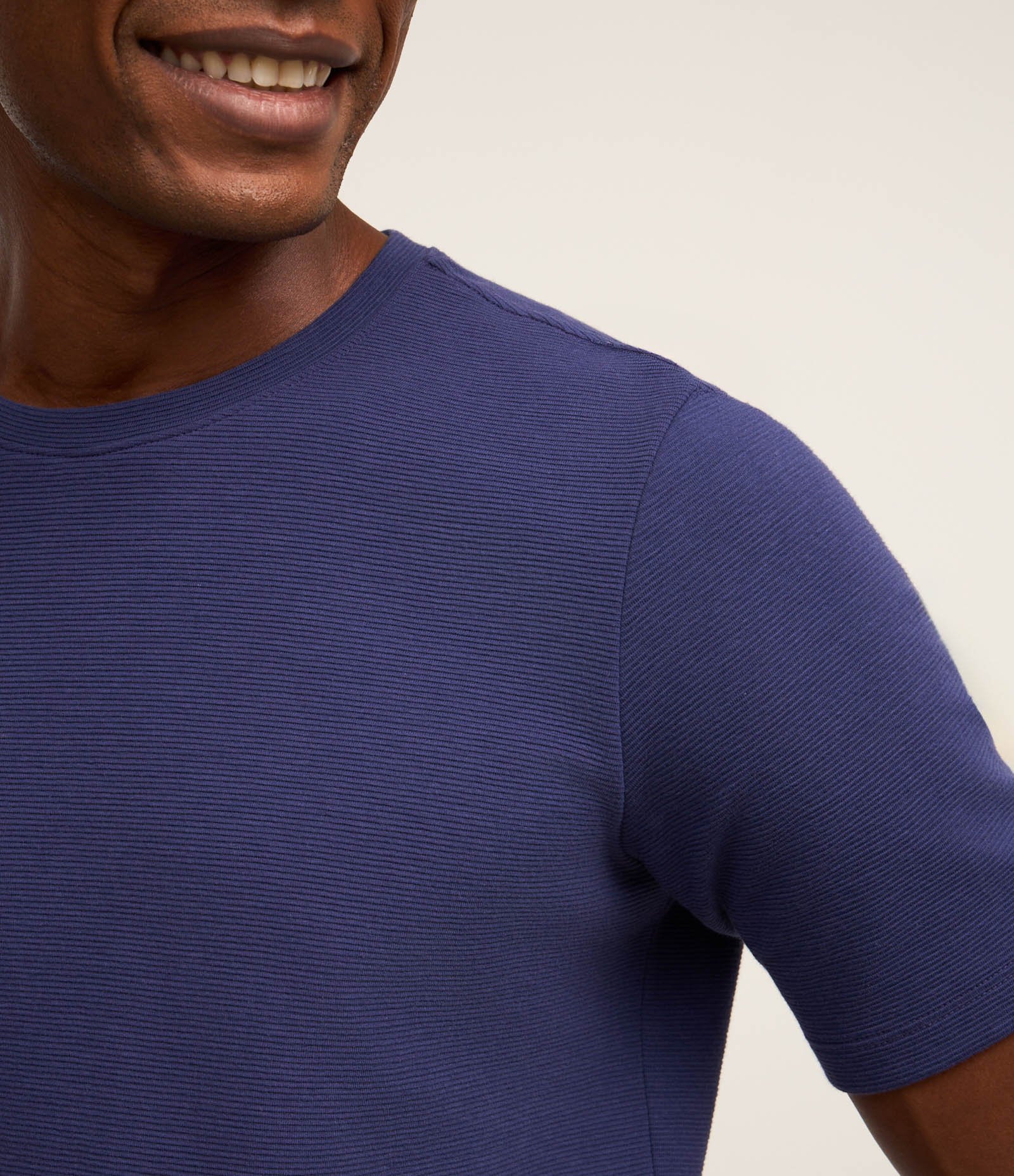 Camiseta Slim em Algodão Peruano com Textura Canelada 3