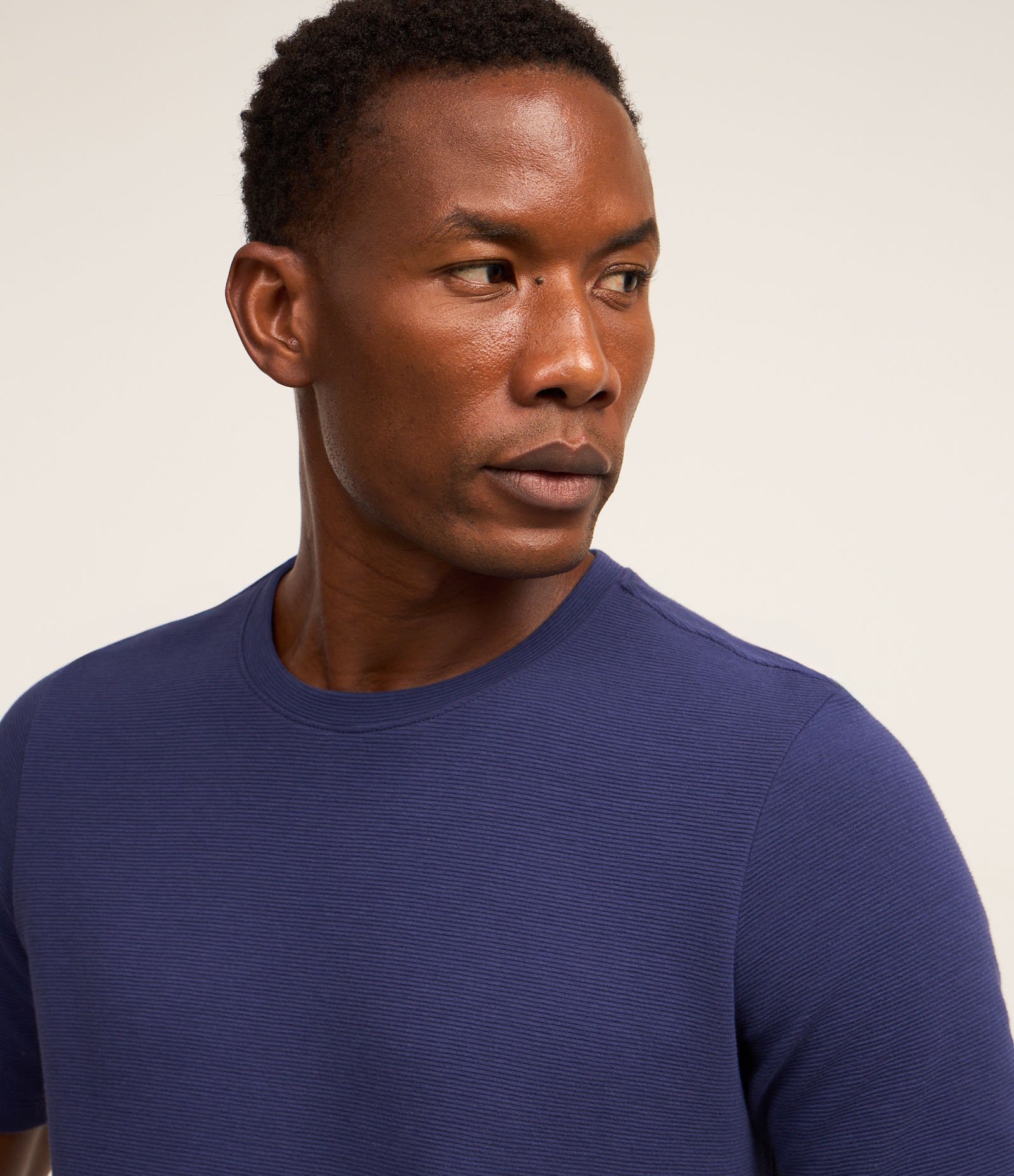 Camiseta Slim em Algodão Peruano com Textura Canelada 6