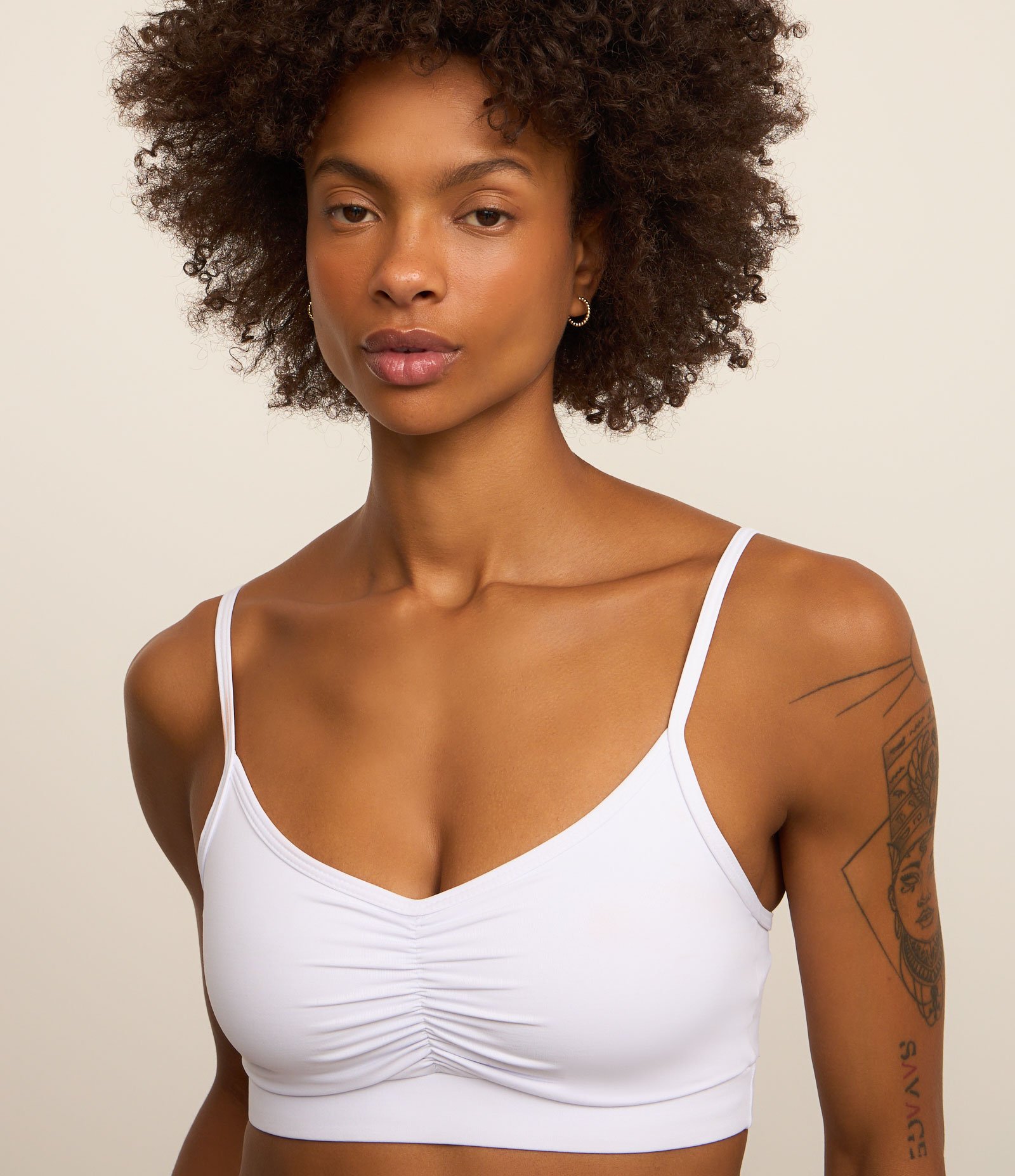 Top Esportivo em Microfibra Leve com Franzido Frontal 1