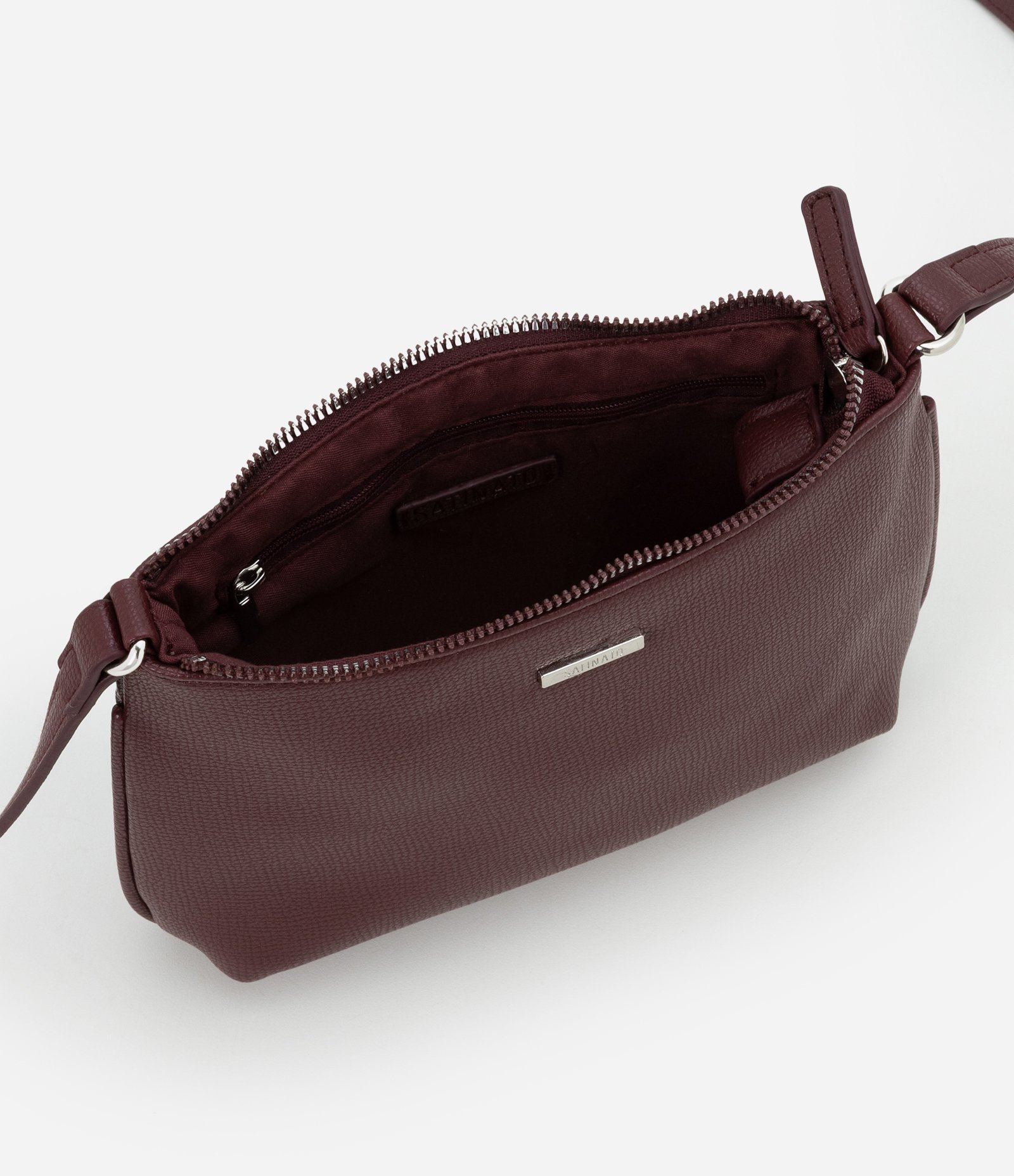 Bolsa Pequena em PU com Alça Transversal e Fechamento em Zíper 4