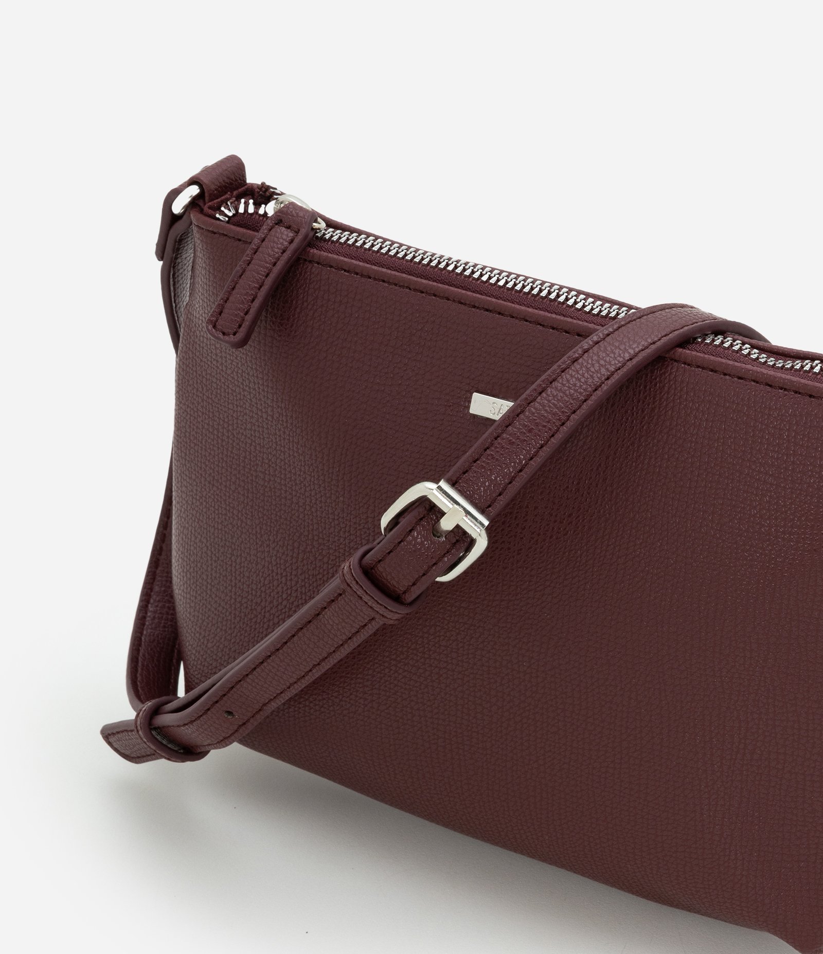 Bolsa Pequena em PU com Alça Transversal e Fechamento em Zíper 5