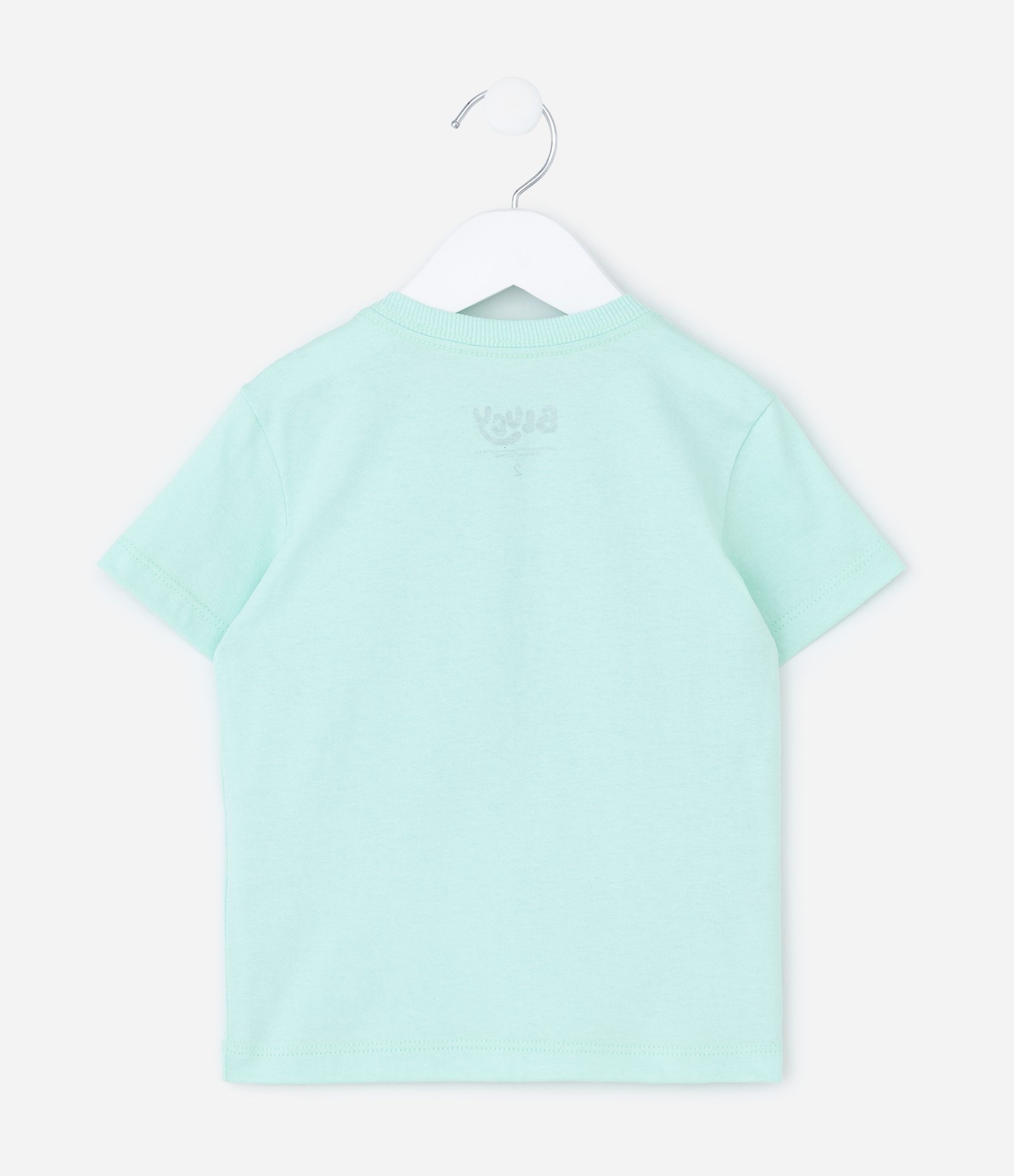 Camiseta Infantil com Estampa Bluey e Bingo - Tam 2 a 6 Anos Verde 2