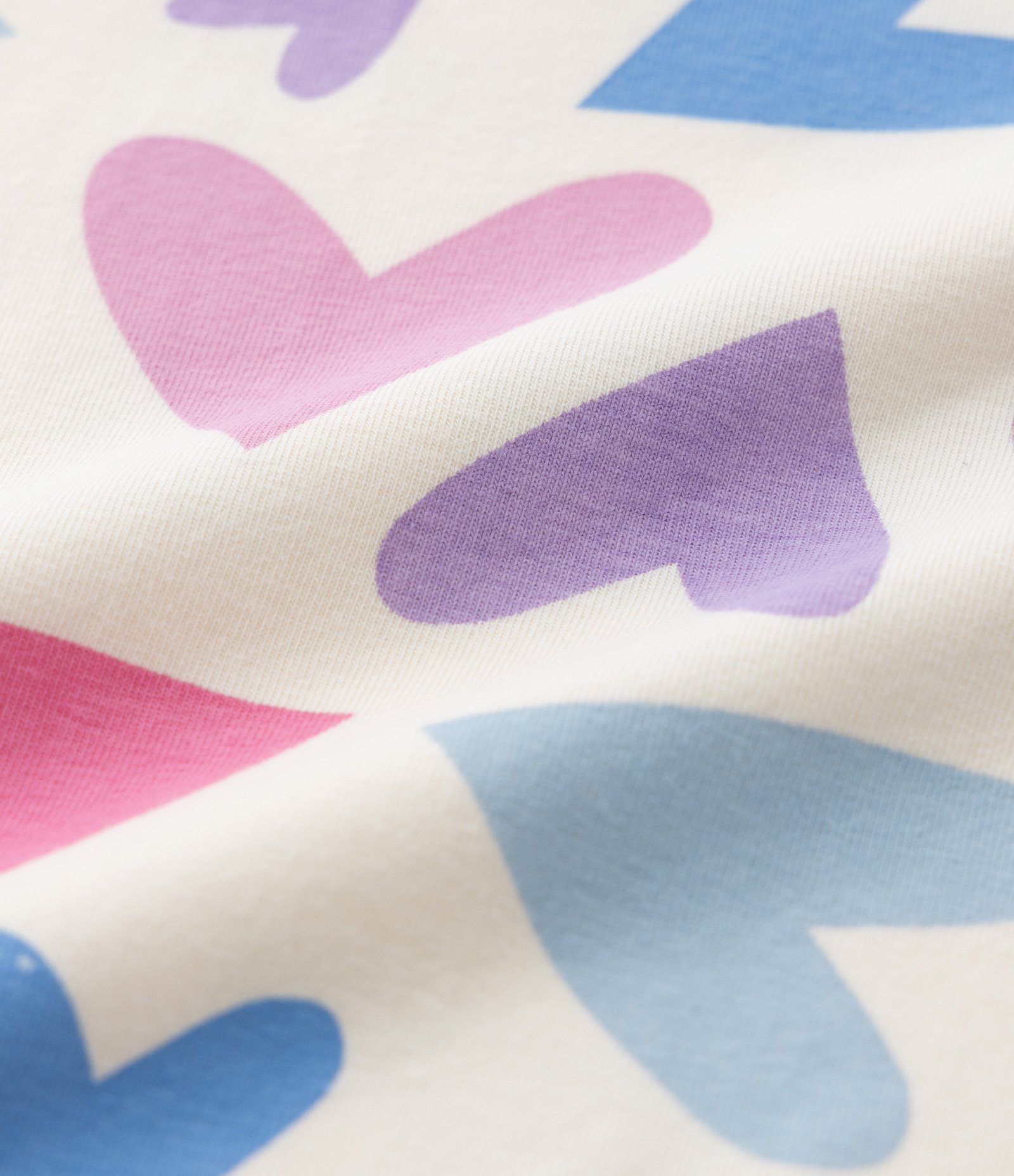 Camiseta Curta Infantil com Estampa Corações - Tam 5 a 14 Anos Multicores 3