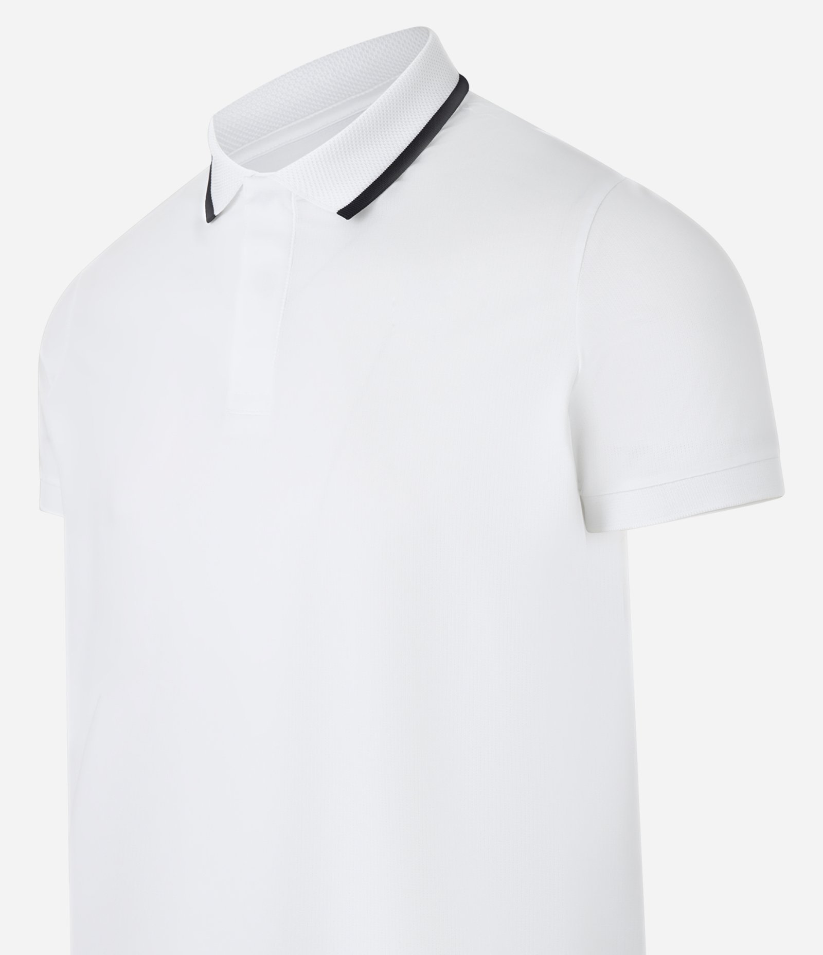 Camisa Polo em Tecnologia Dry com Toque Gelado Branco 7