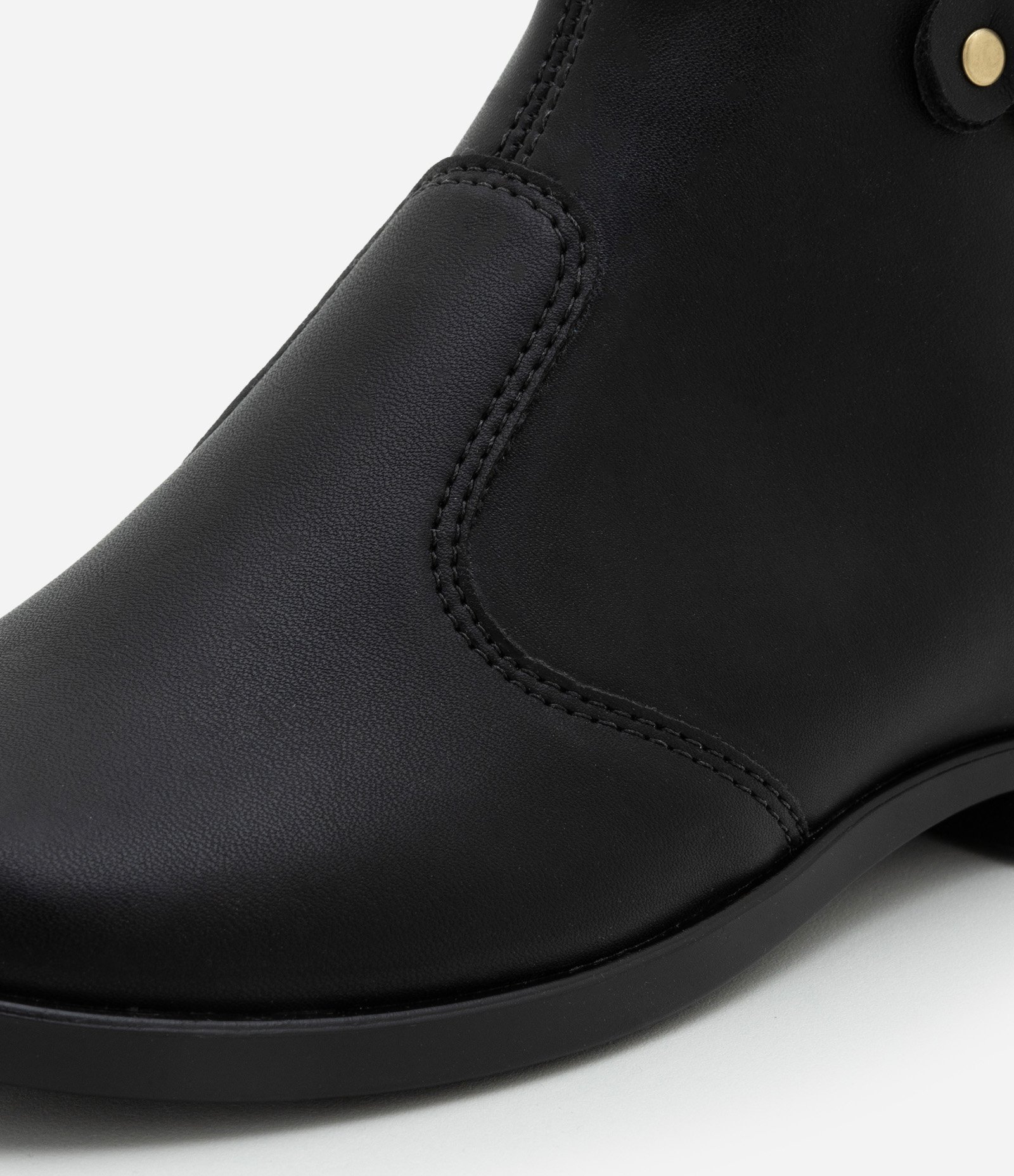 Bota Infantil em PU com Fivela de Coração Molekinha - Tam 26 a 36 Preto 5