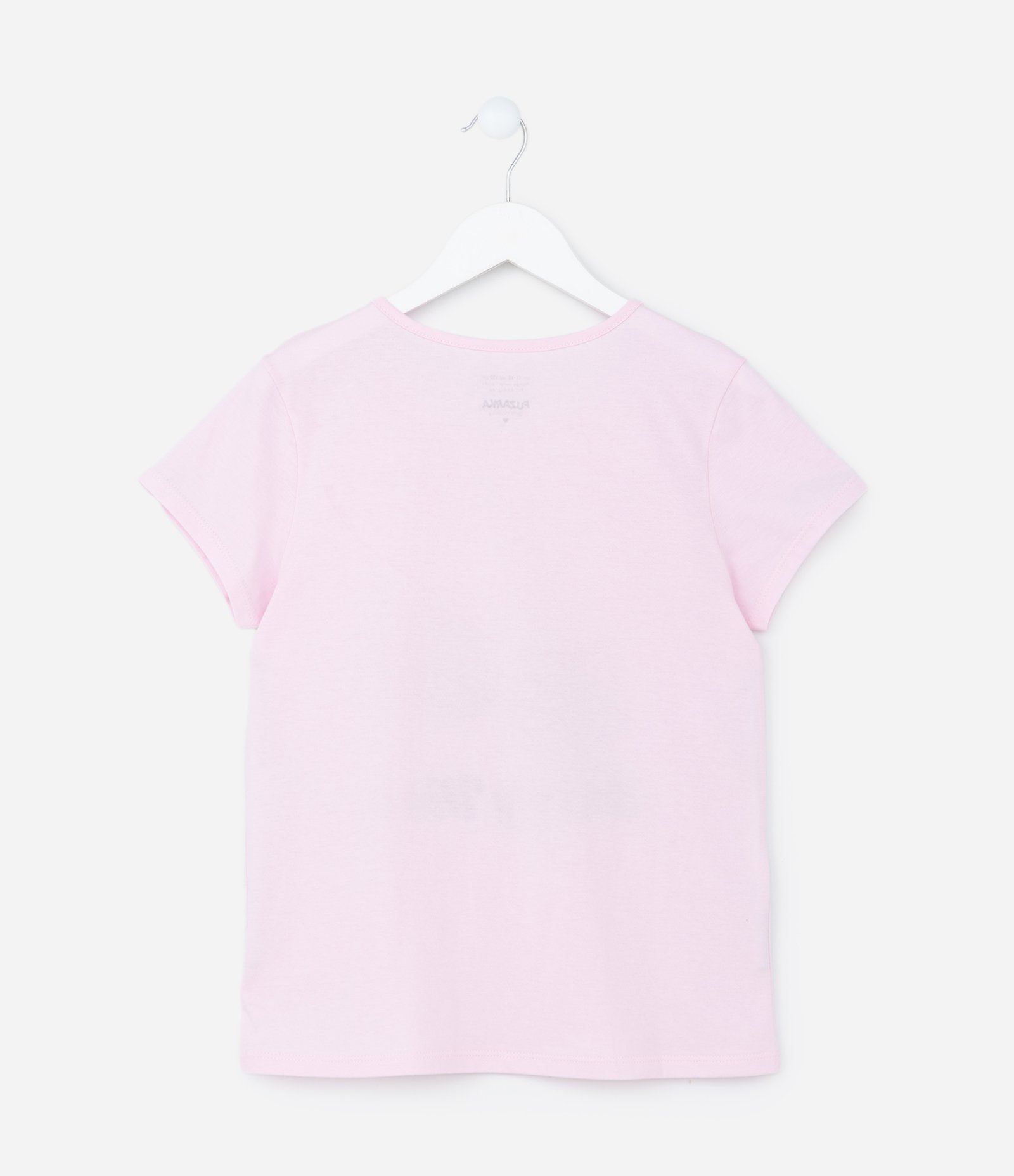 Camiseta Infantil com Estampa Cerejinhas - Tam 5 a 14 Anos Rosa 2