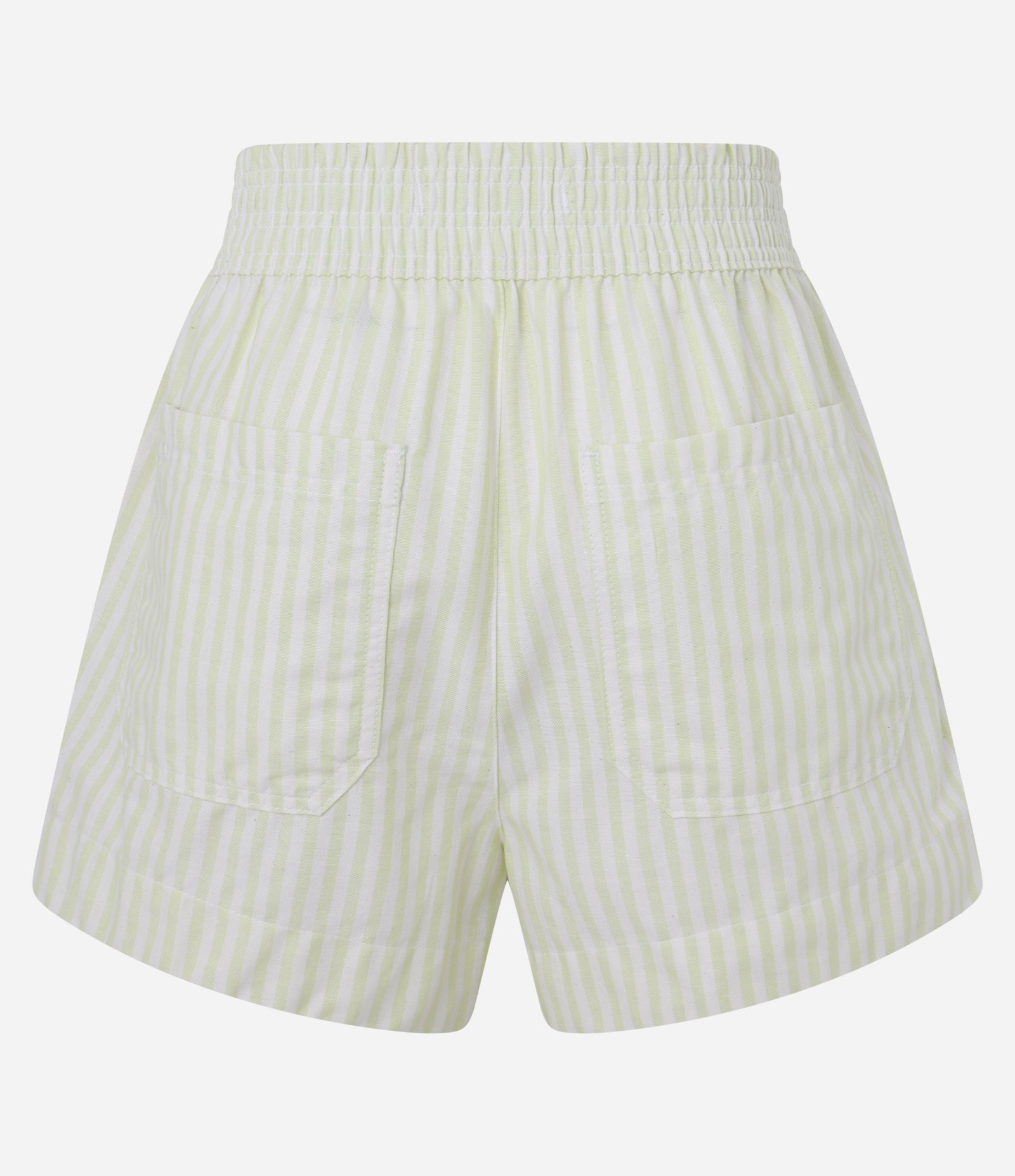 Short Runner em Sarja com Listra e Cós Elástico Amarelo 6