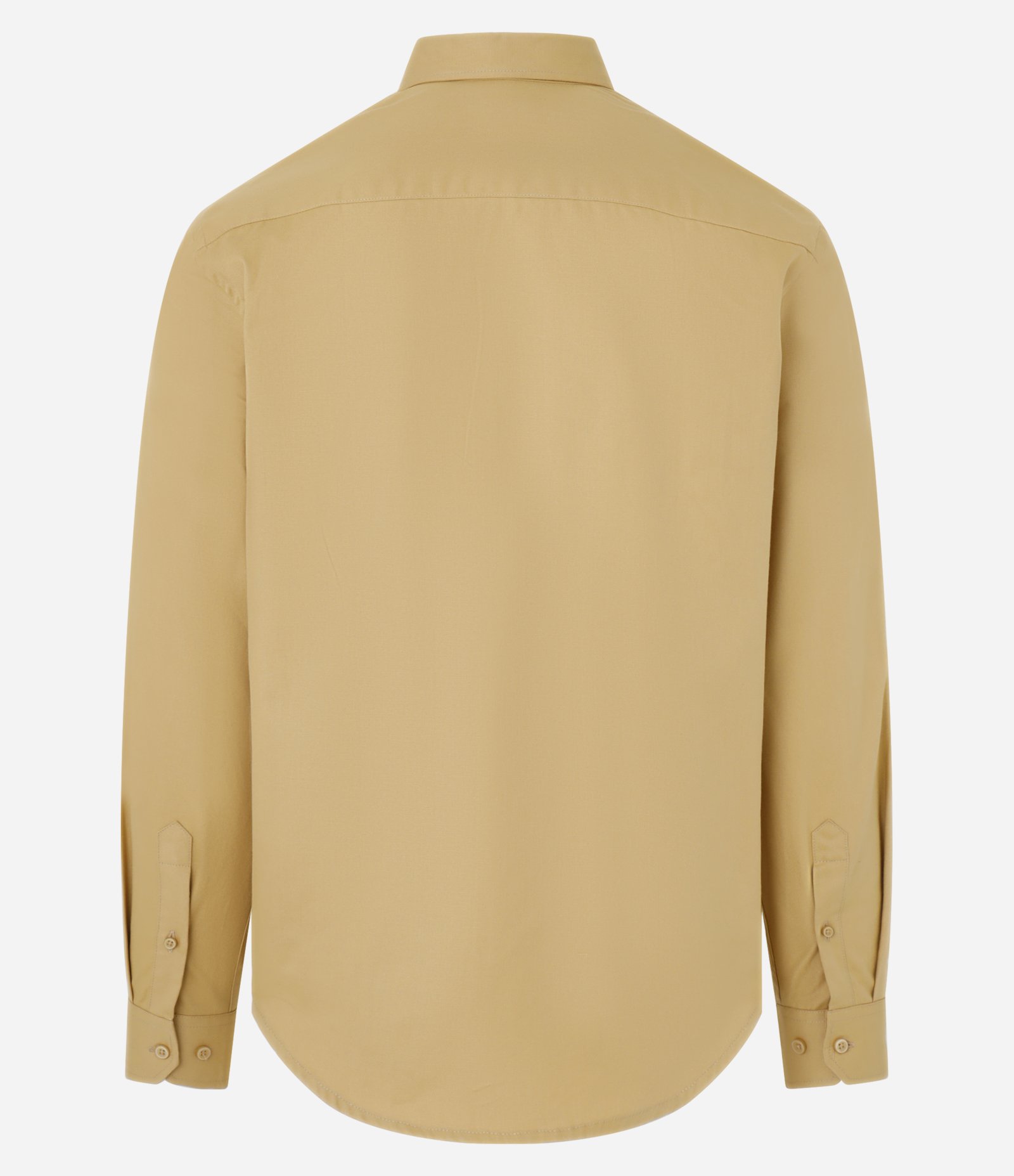 Camisa Regular Básica em Oxford Amarelo 7