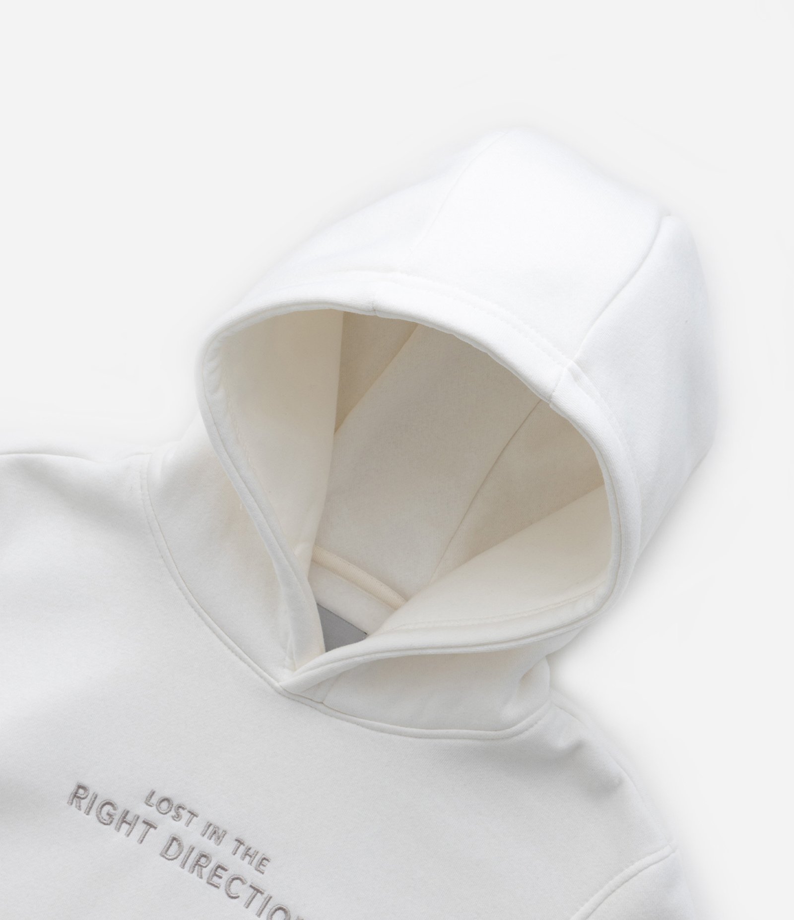 Casaco Infantil com Capuz e Bolso Canguru - Tam 5 a 14 Anos Branco 5