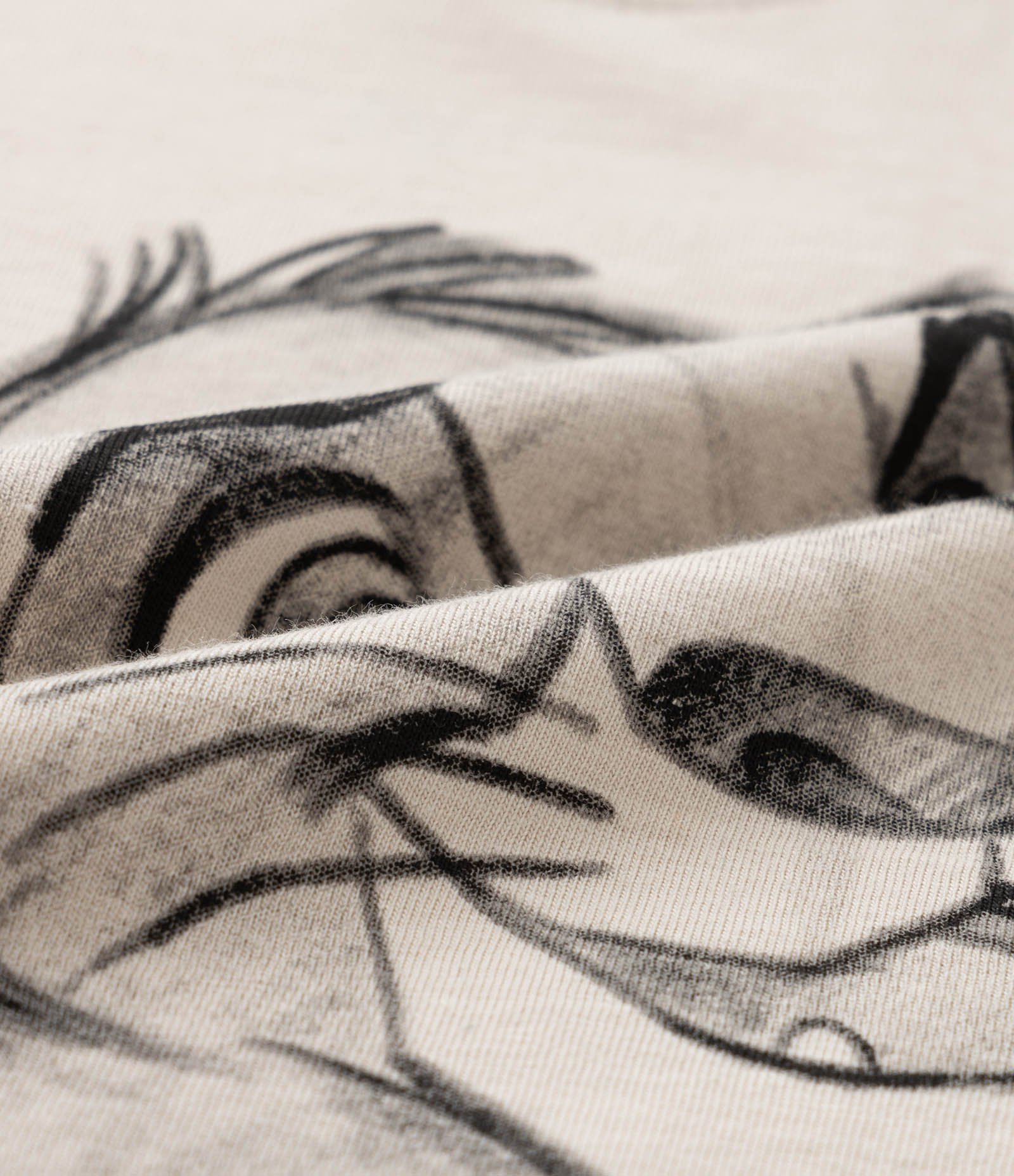 Conjunto Infantil em Algodão Estampa Simba - Tam 1 a 5 Anos Bege/Preto 8