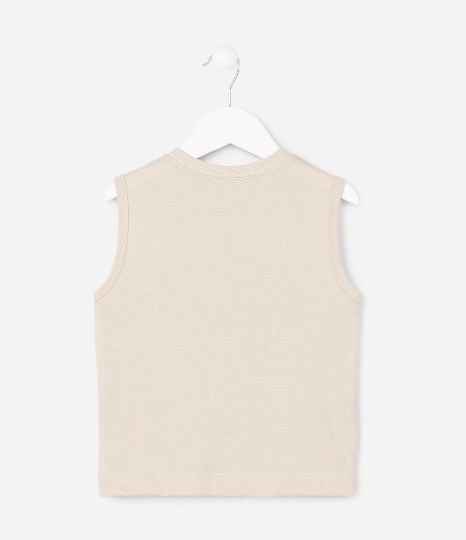 Conjunto Infantil em Algodão Estampa Simba - Tam 1 a 5 Anos Bege/Preto 3