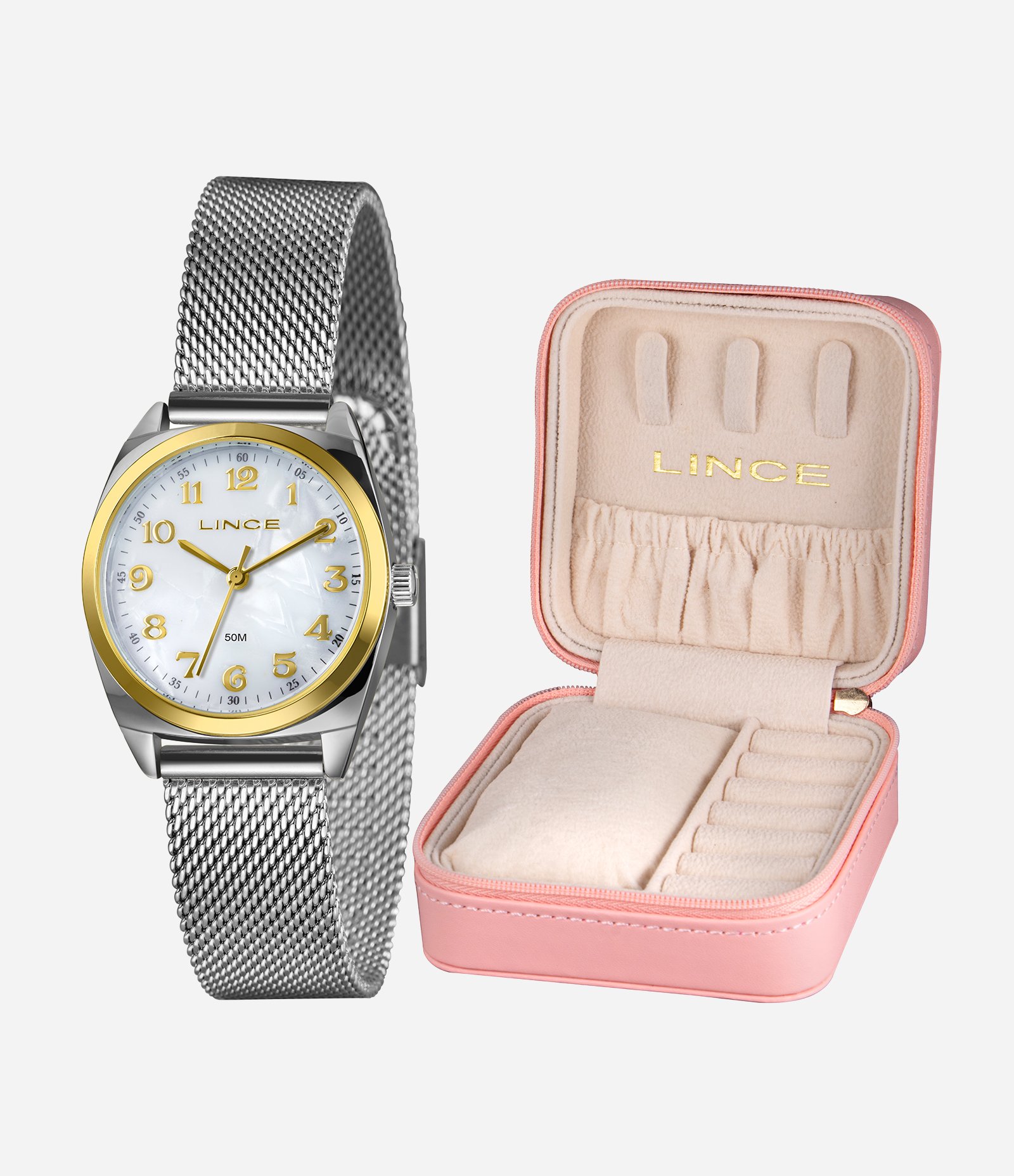 Relógio Lince Feminino Analógico Prata 1