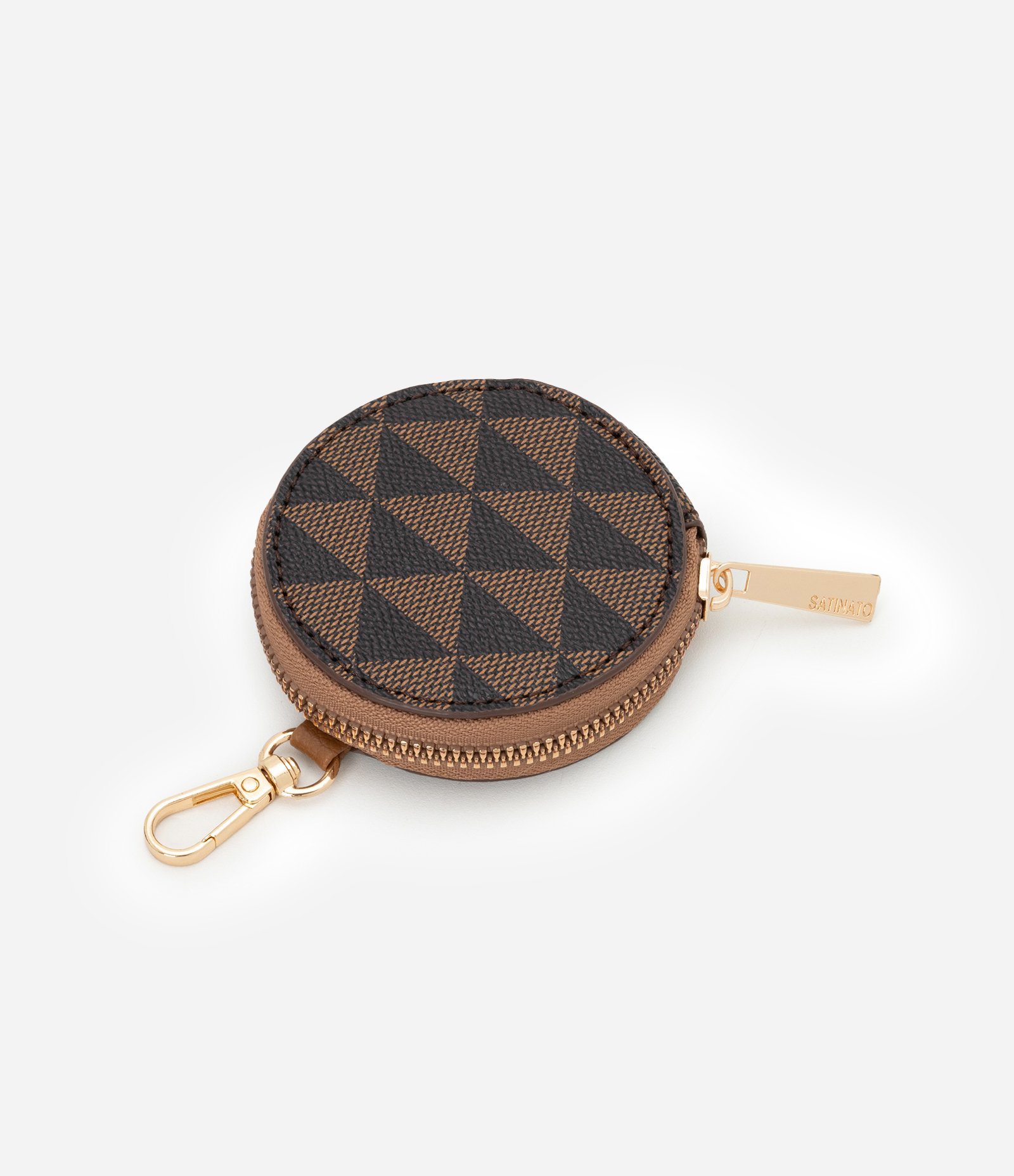 Bolsa Câmera Bag Transversal Pequena com Porta Moedas Marrom 6