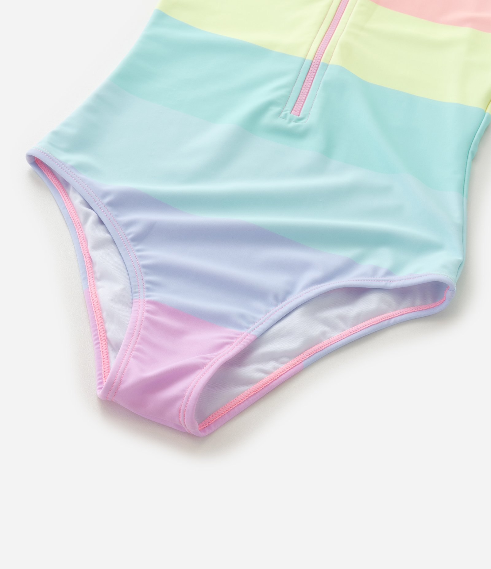 Maiô Infantil em Microfibra com Estampa de Bloco de Cores - Tam 2 a 14 Anos Multicores 3