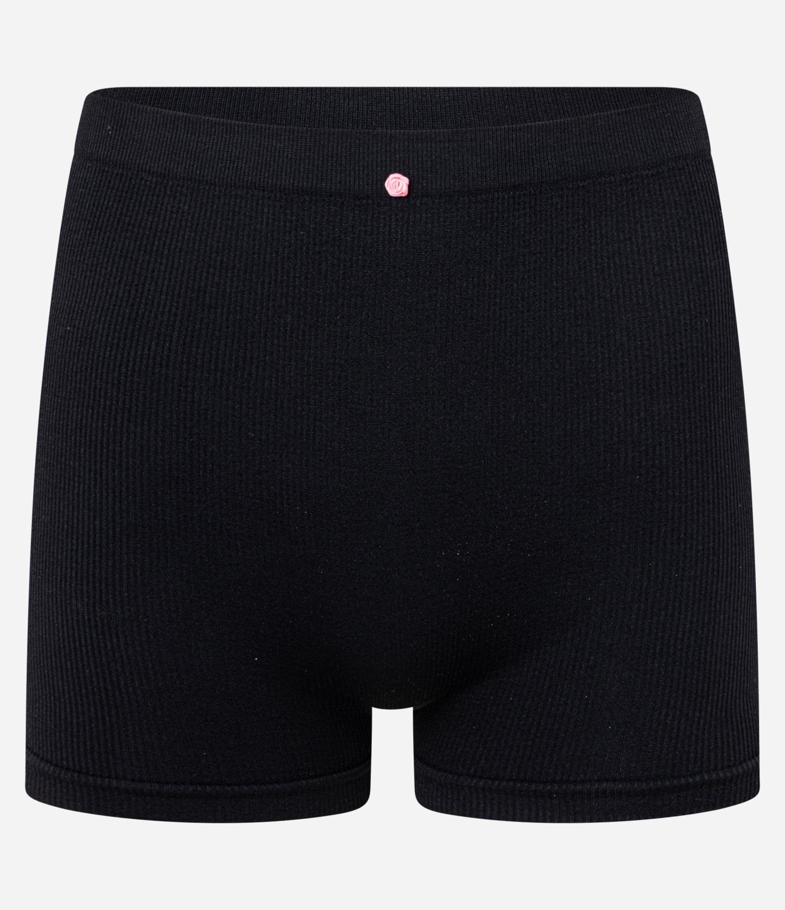 Pijama Short Doll em Poliamida Seamless com Rendinha no Decote Preto 7