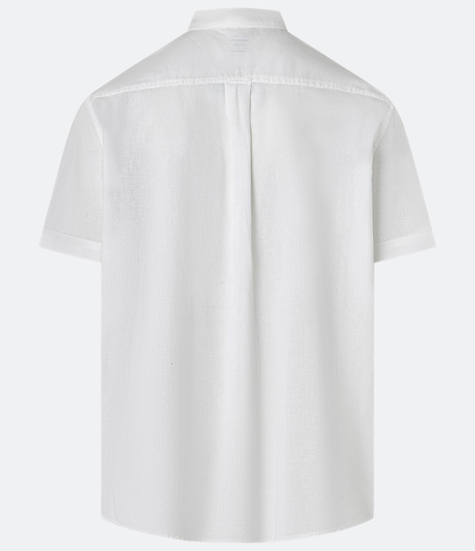 Camisa Comfort em Linho com Bolso Branco 2