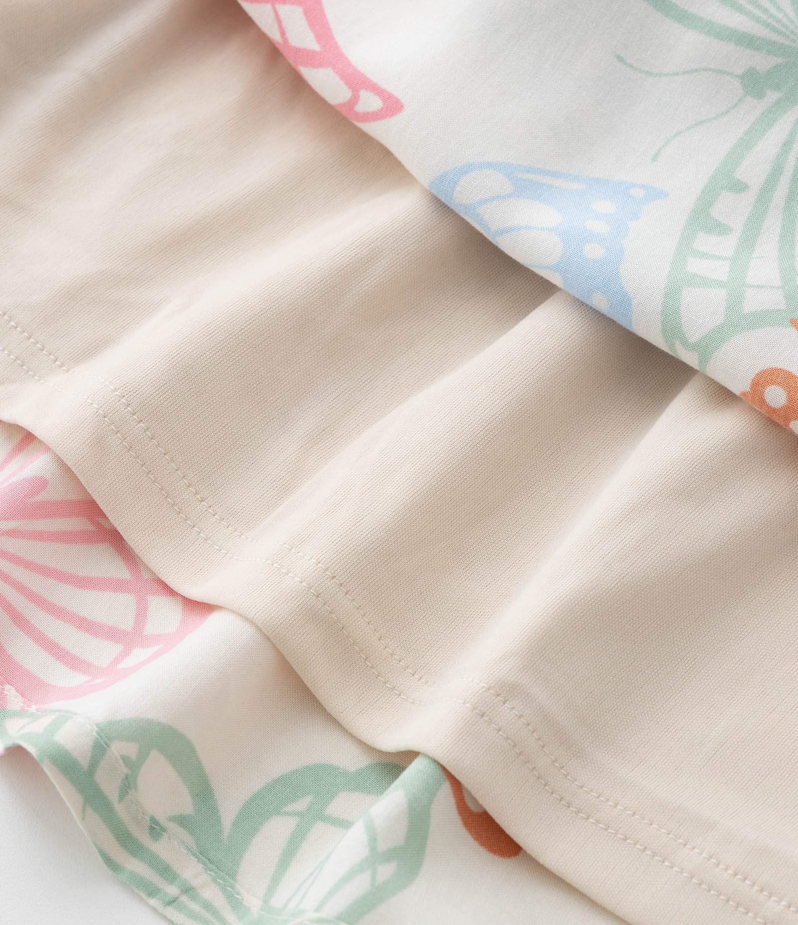 Vestido Infantil com Recorte e Estampa Borboleta - Tam 5 a 14 Anos Multicores 3