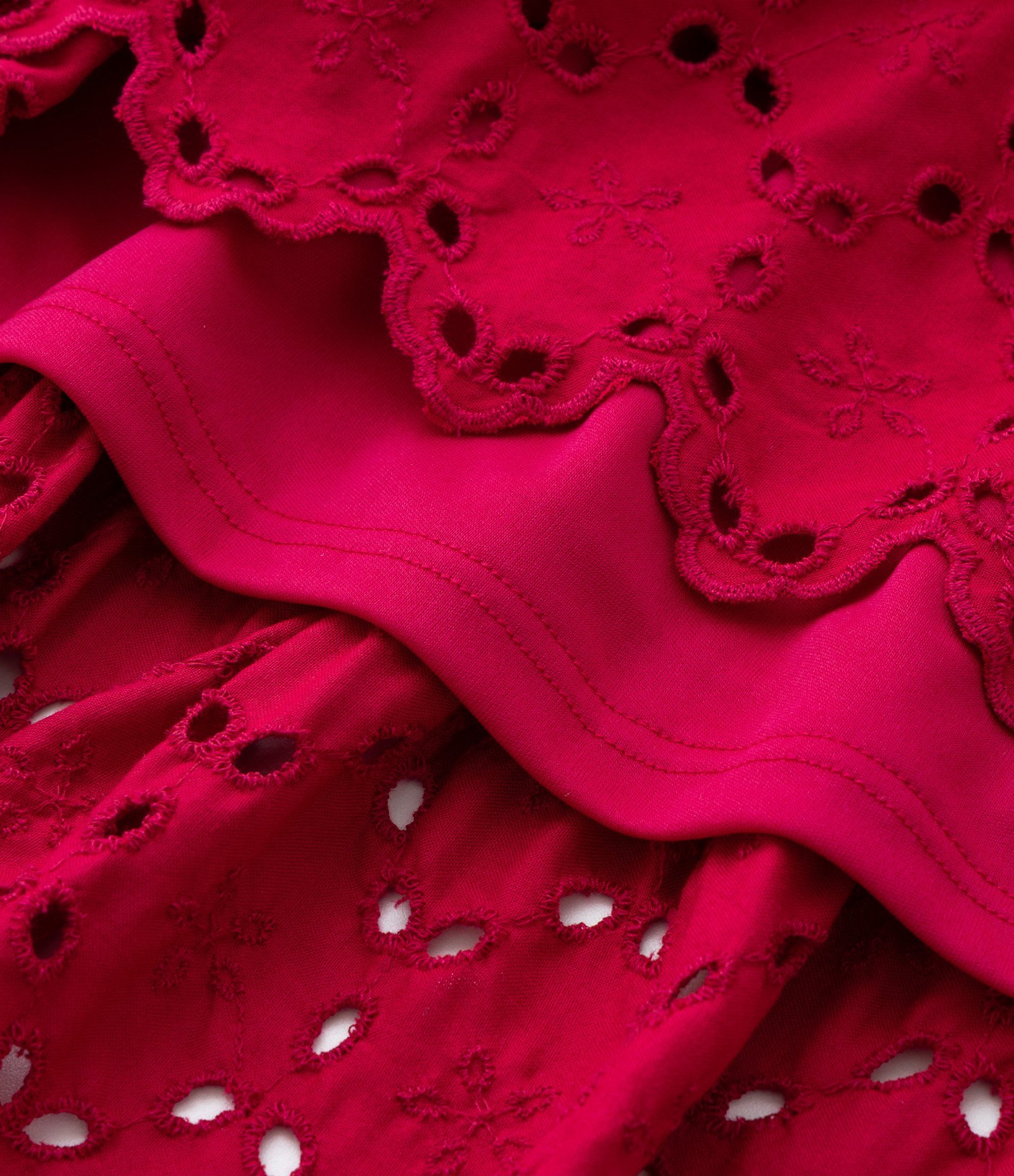 Vestido Infantil com Broderie e Franzidinho - Tam 5 a 14 anos 4