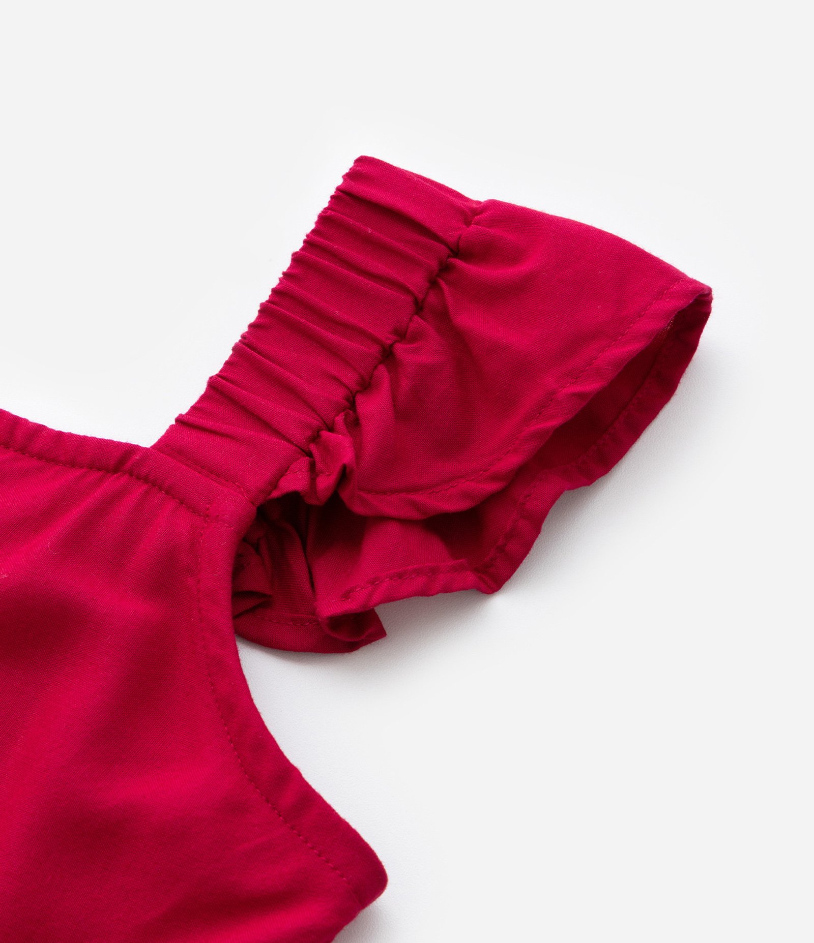 Vestido Infantil com Broderie e Franzidinho - Tam 5 a 14 anos 7