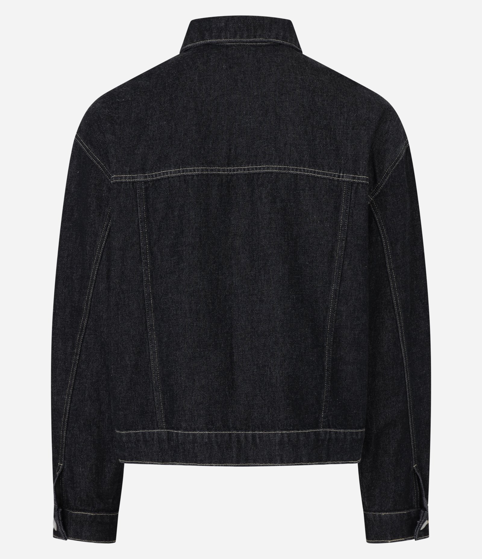 Jaqueta Overboxy em Jeans Preto 8