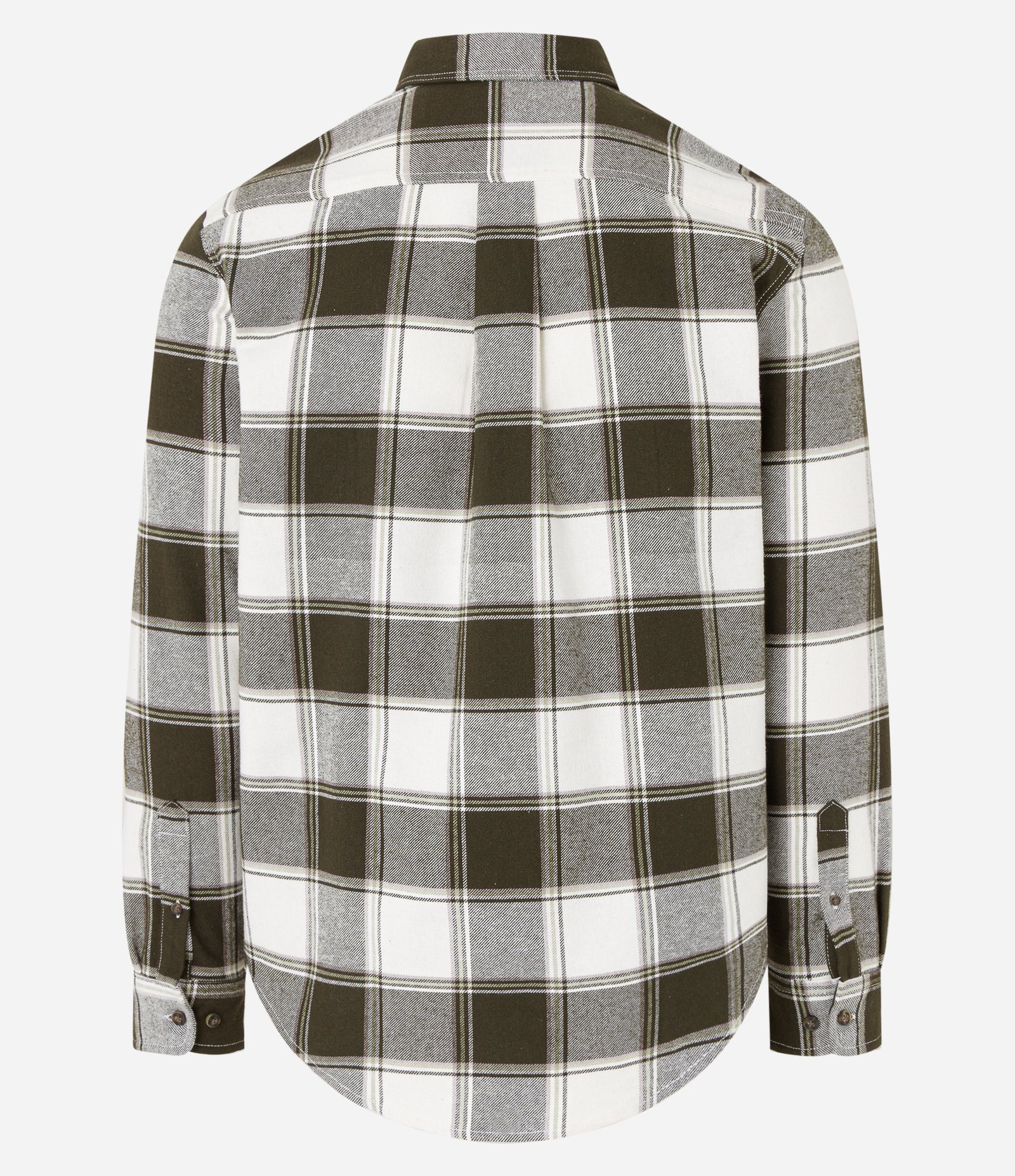 Camisa Comfort em Flanela com Estampa Xadrez e Bolsos Frontais Marrom 7