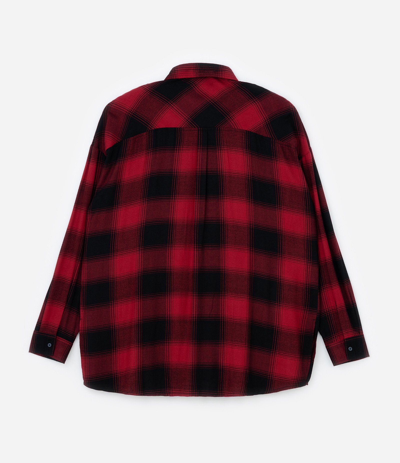 Camisa em Flanela Xadrez Curve & Plus Size Vermelho 5