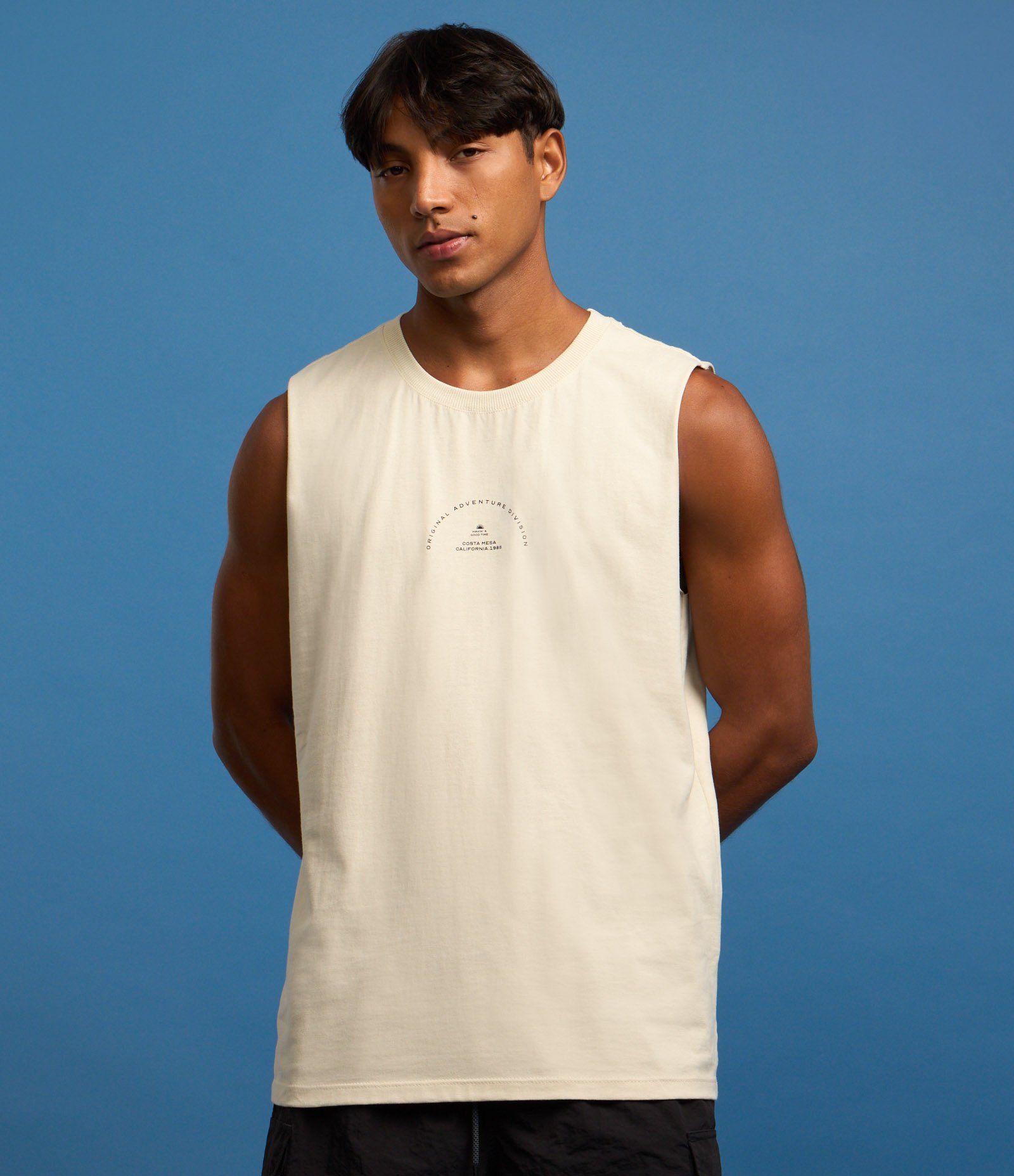 Regata Comfort em Algodão com Estampa Lettering Branco 3