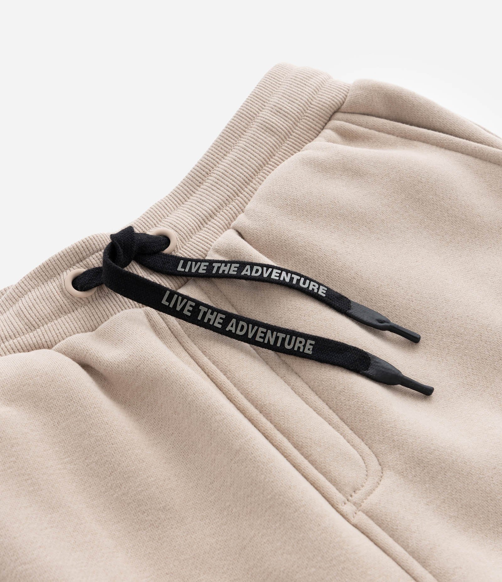 Calça Infantil em Moletom com Bolsos Cargo - Tam 5 a 14 Anos Bege 8