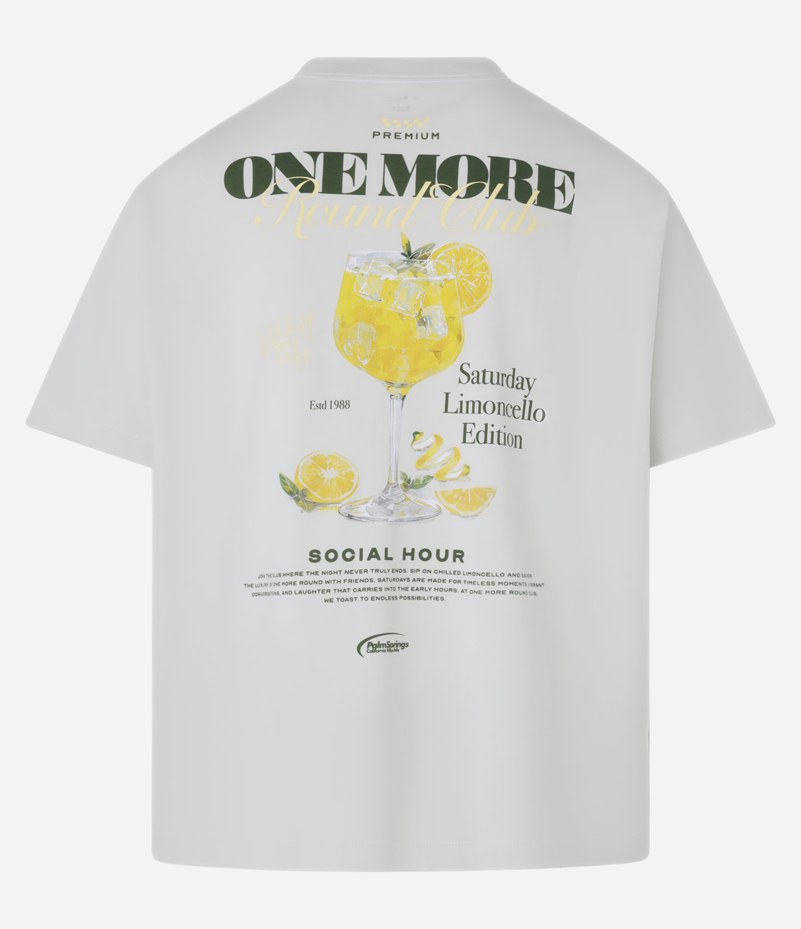 Camiseta Boxy em Algodão com Estampa Drink Limoncello Verde 9