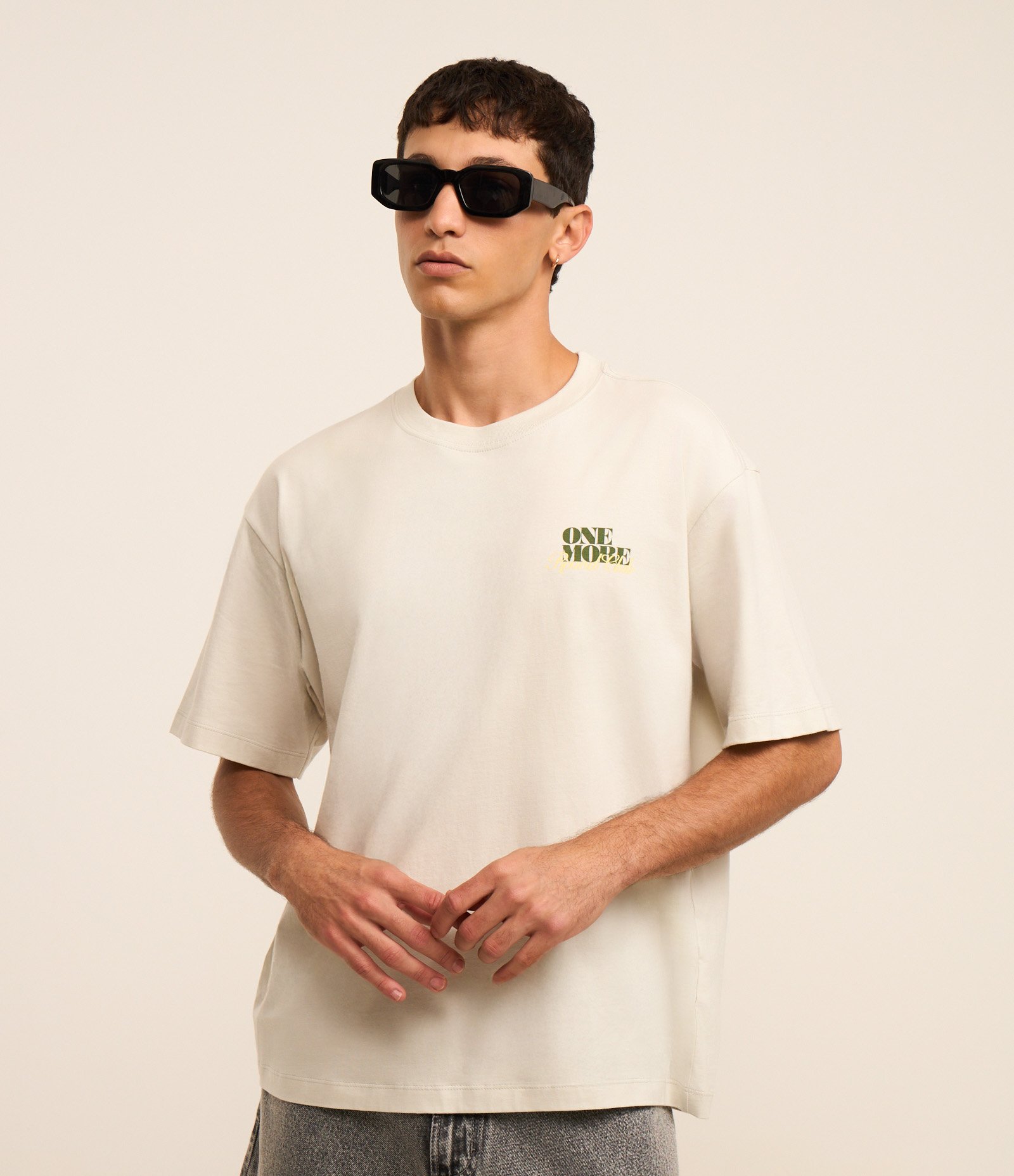 Camiseta Boxy em Algodão com Estampa Drink Limoncello Verde 1