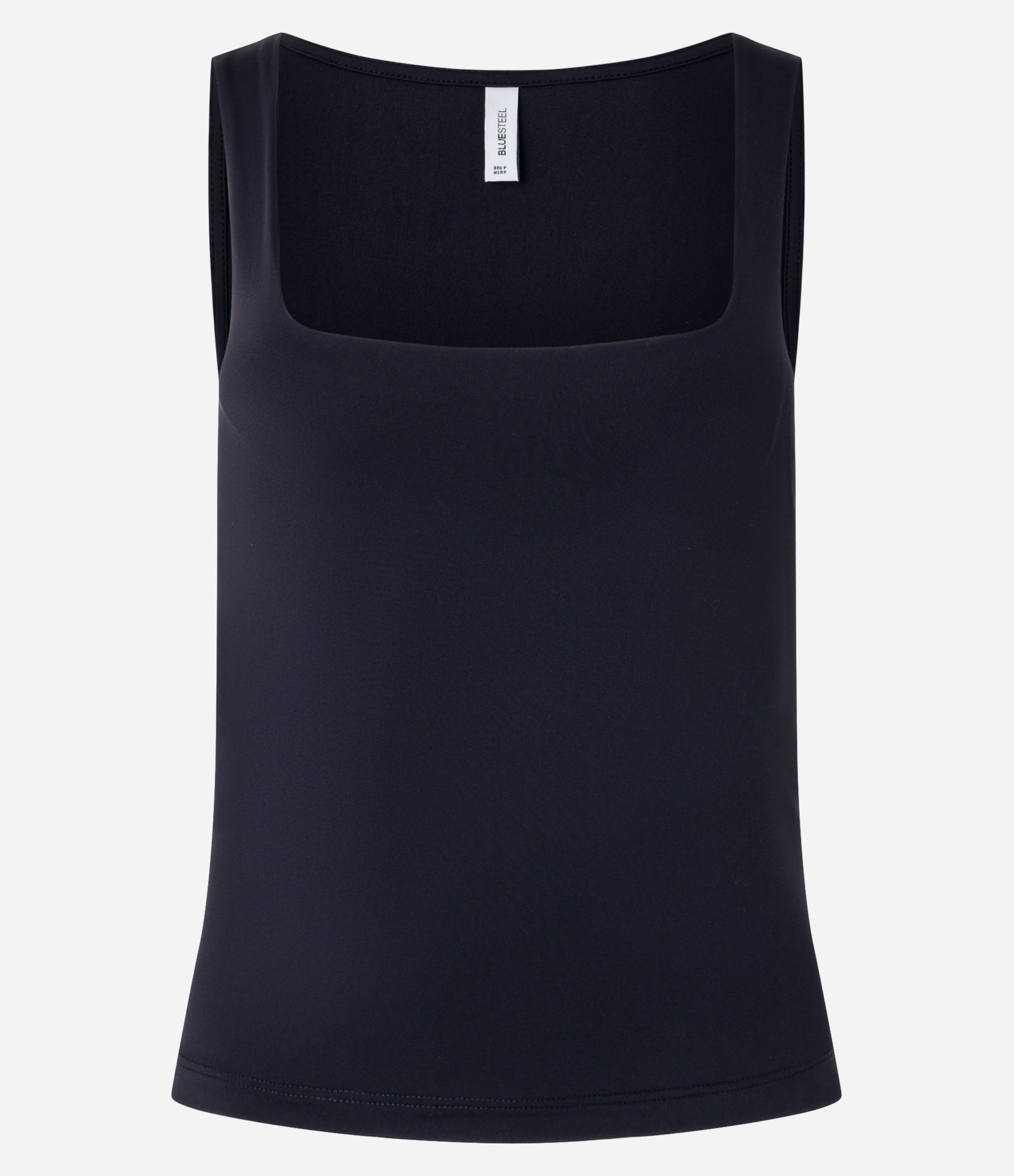 Blusa em Microfibra com Decote quadrado Preto 5