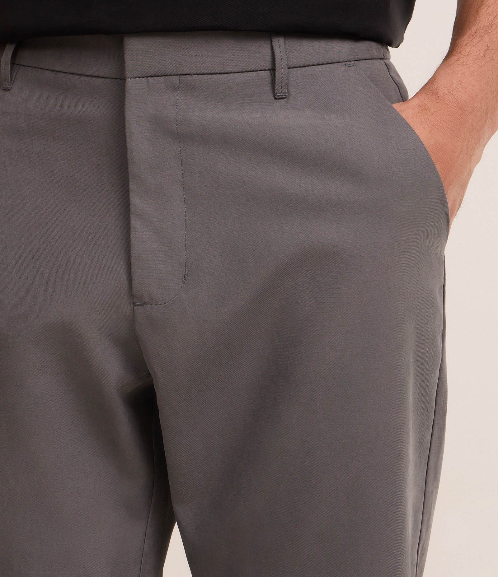 Calça em Tech Alfaiatada Cinza 3