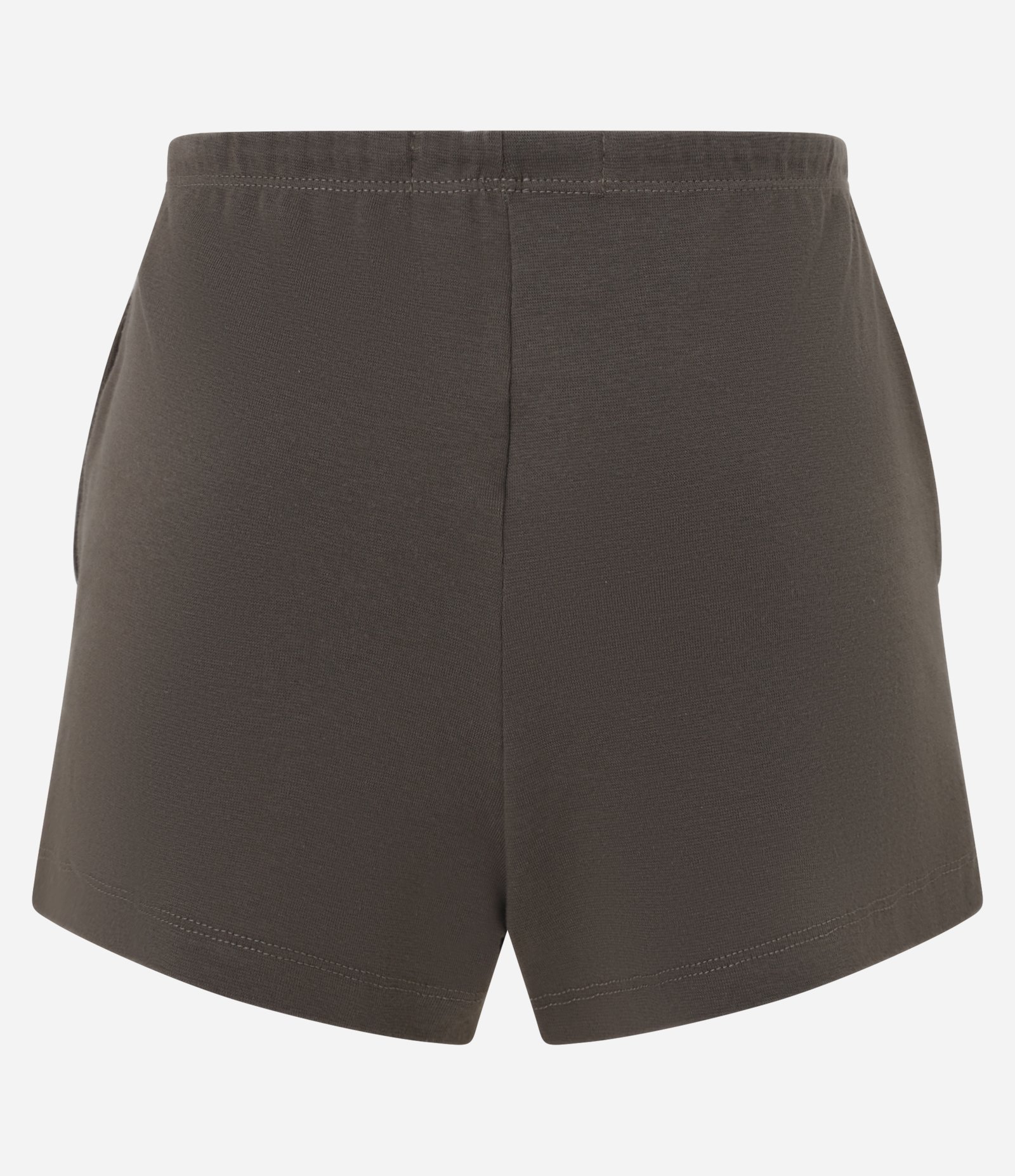 Short Básico em Ribana com Amarração no Cós Marrom 6