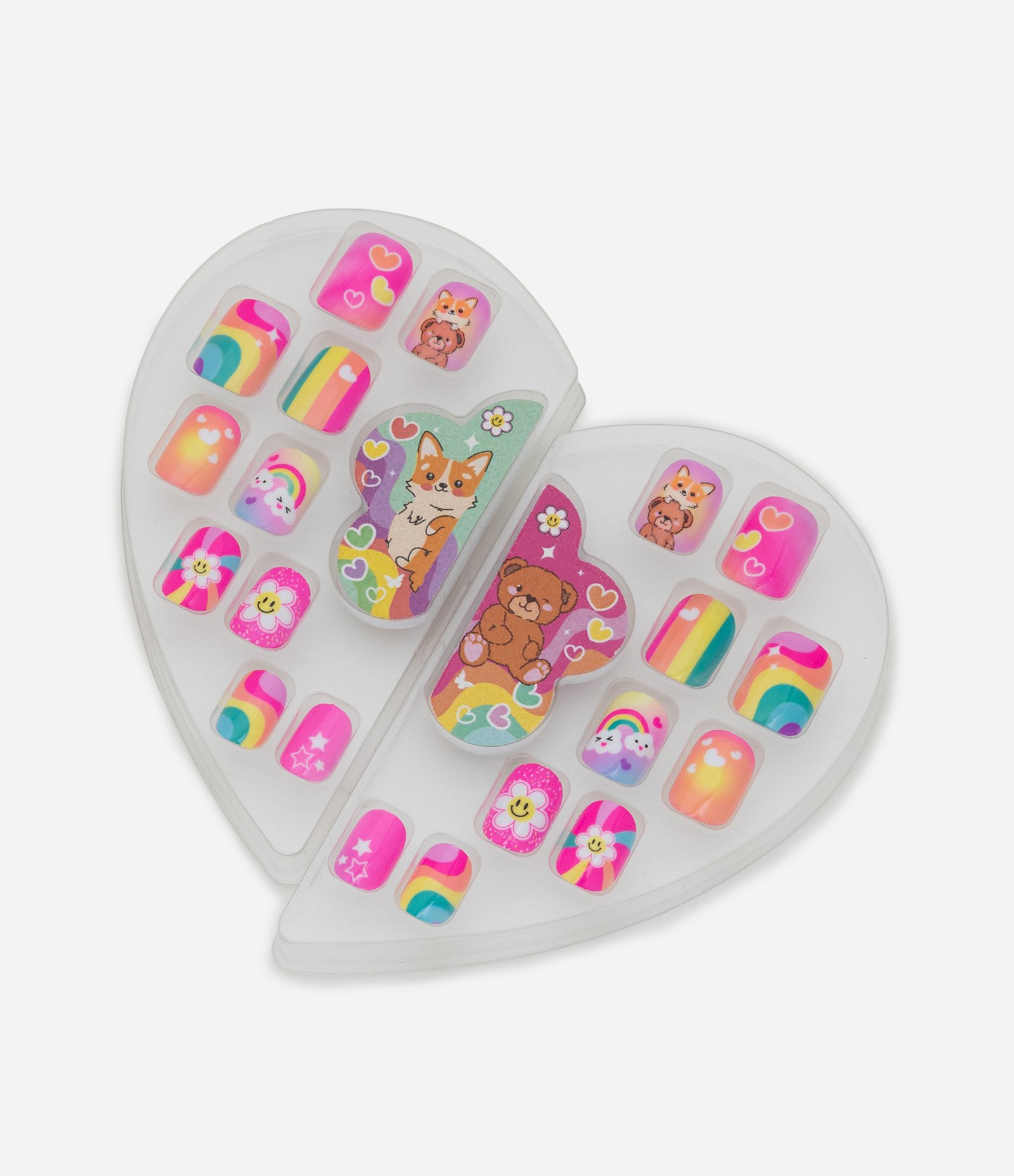 Kit de Unhas Decorativas + Pedras e Anéis Alchemia Multicores 3