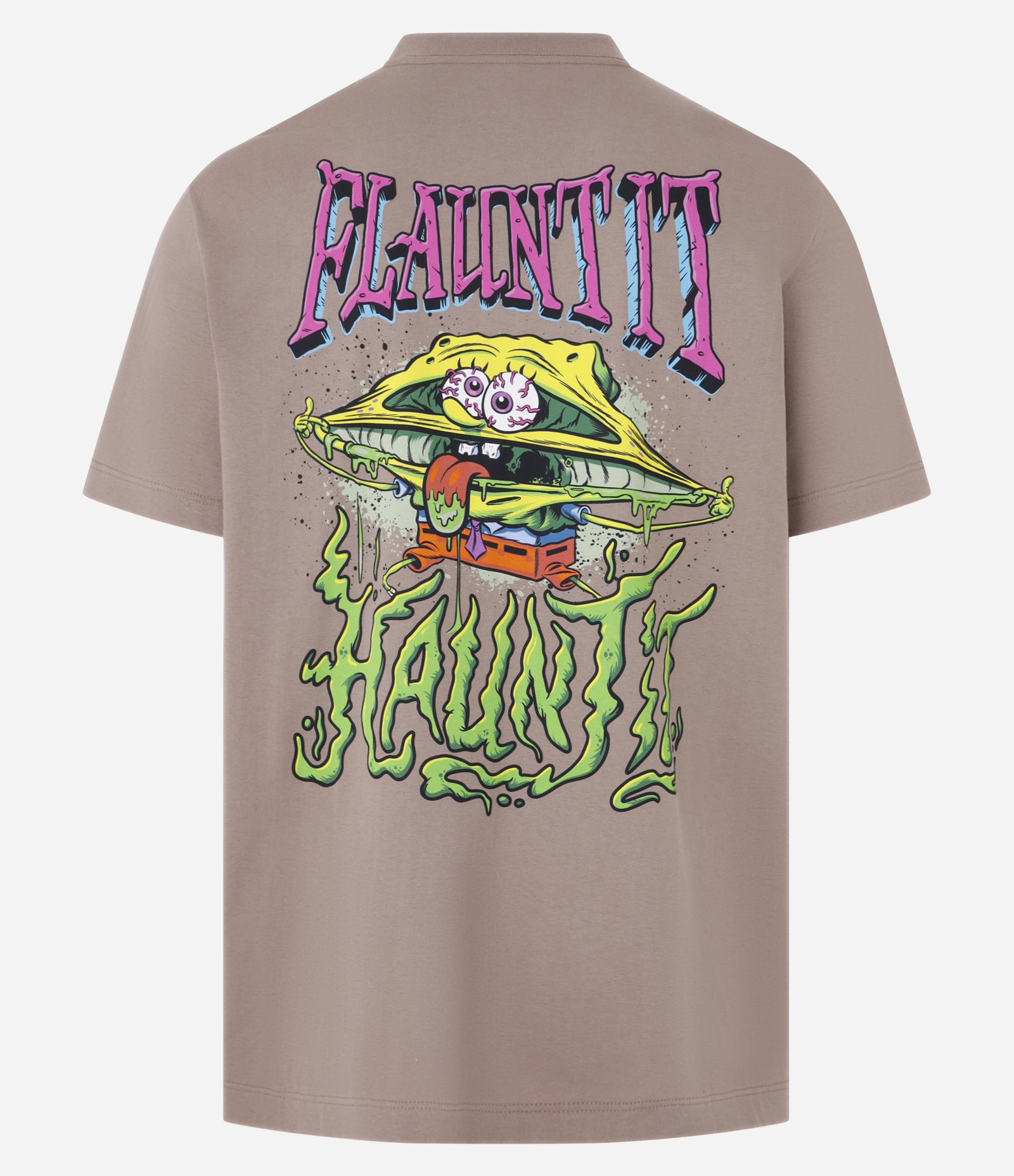 Camiseta Comfort com Estampa Bob Esponja Bege 6