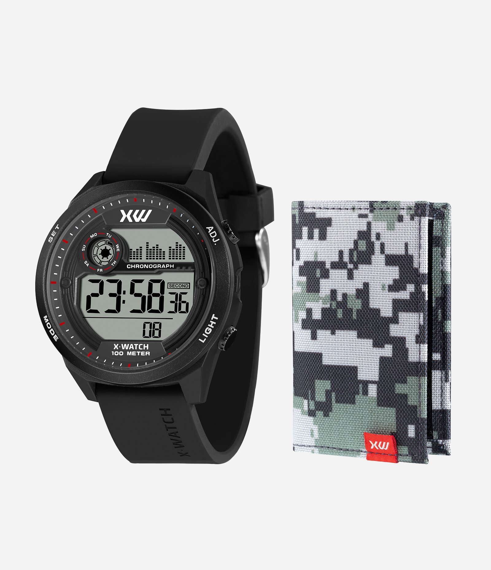 Relógio X-Watch Digital Masculino PRETO 1